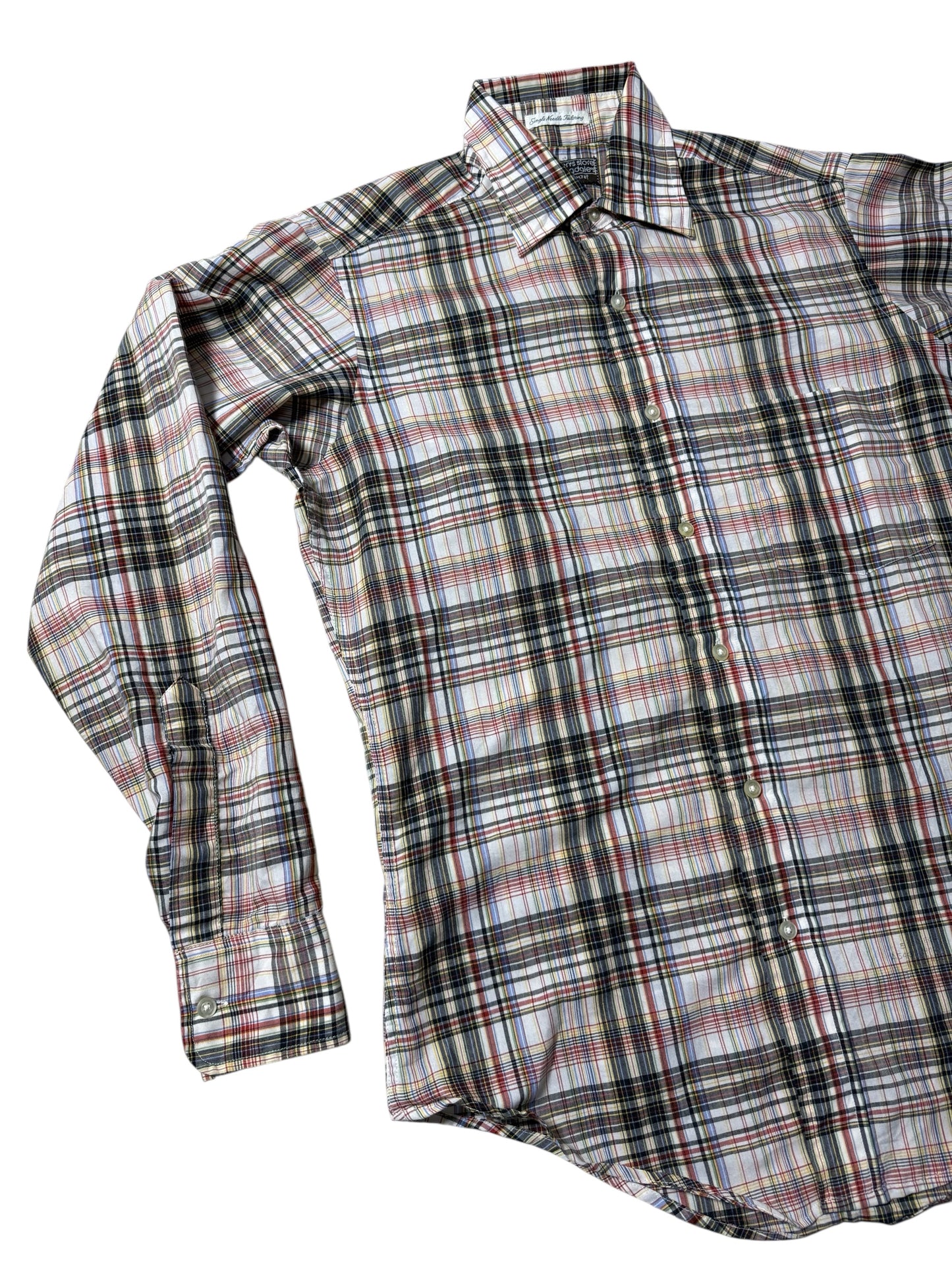 Vintage 1980s-90s Bloomingdale’s Plaid Shirt