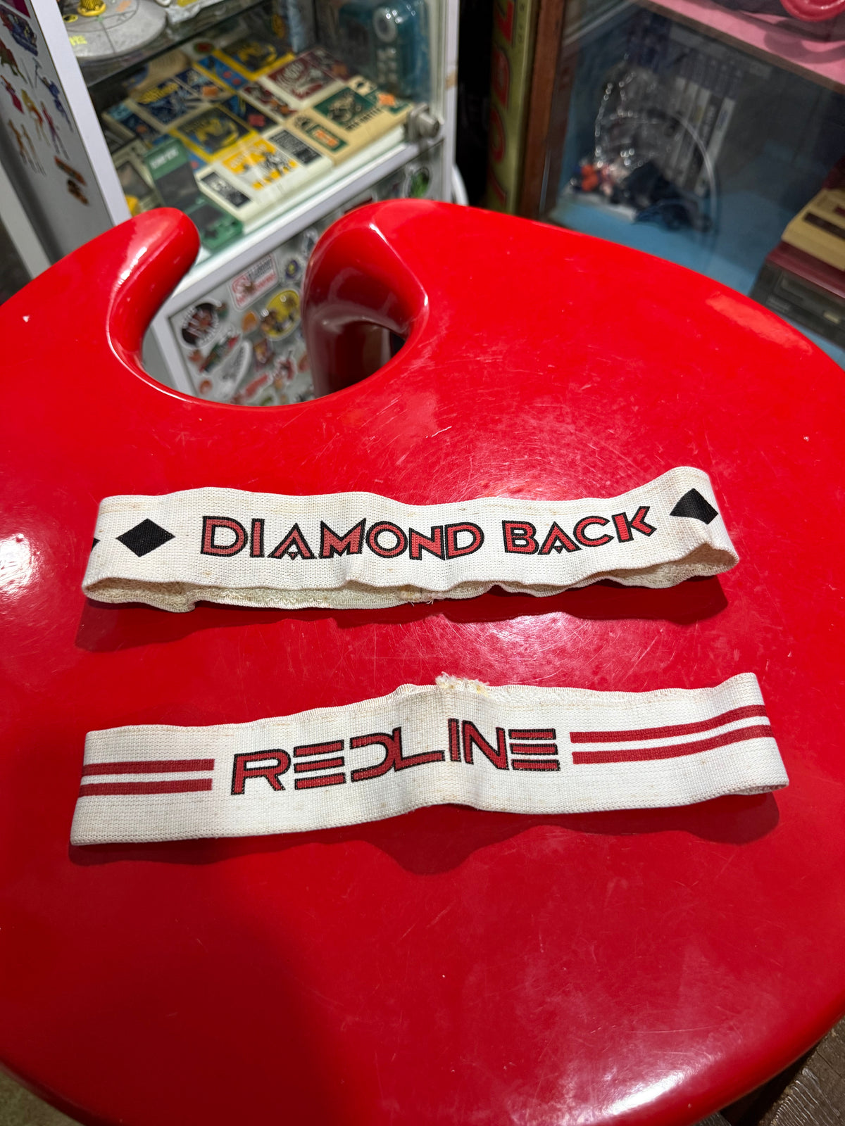 Vintage Diamond Back Redline BMX Headbands Old School Cycling Set of 2