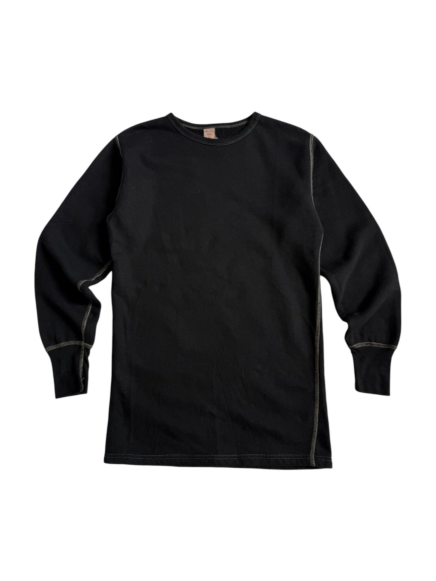 Vintage 1987 French Military Cold Weather Fleece Lined Sweatshirt