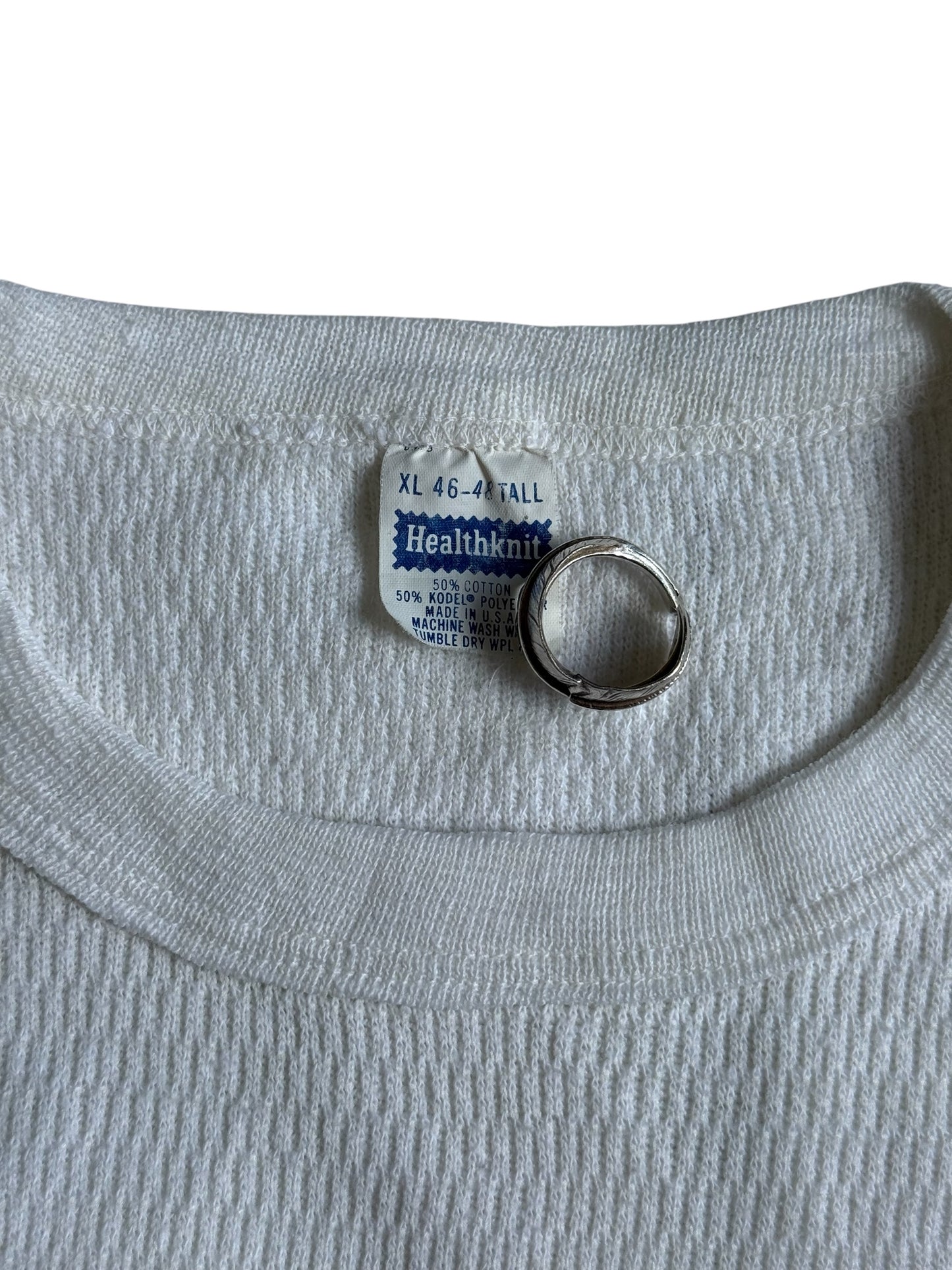 Vintage 80s Healthknit Longsleeve Thermal Top