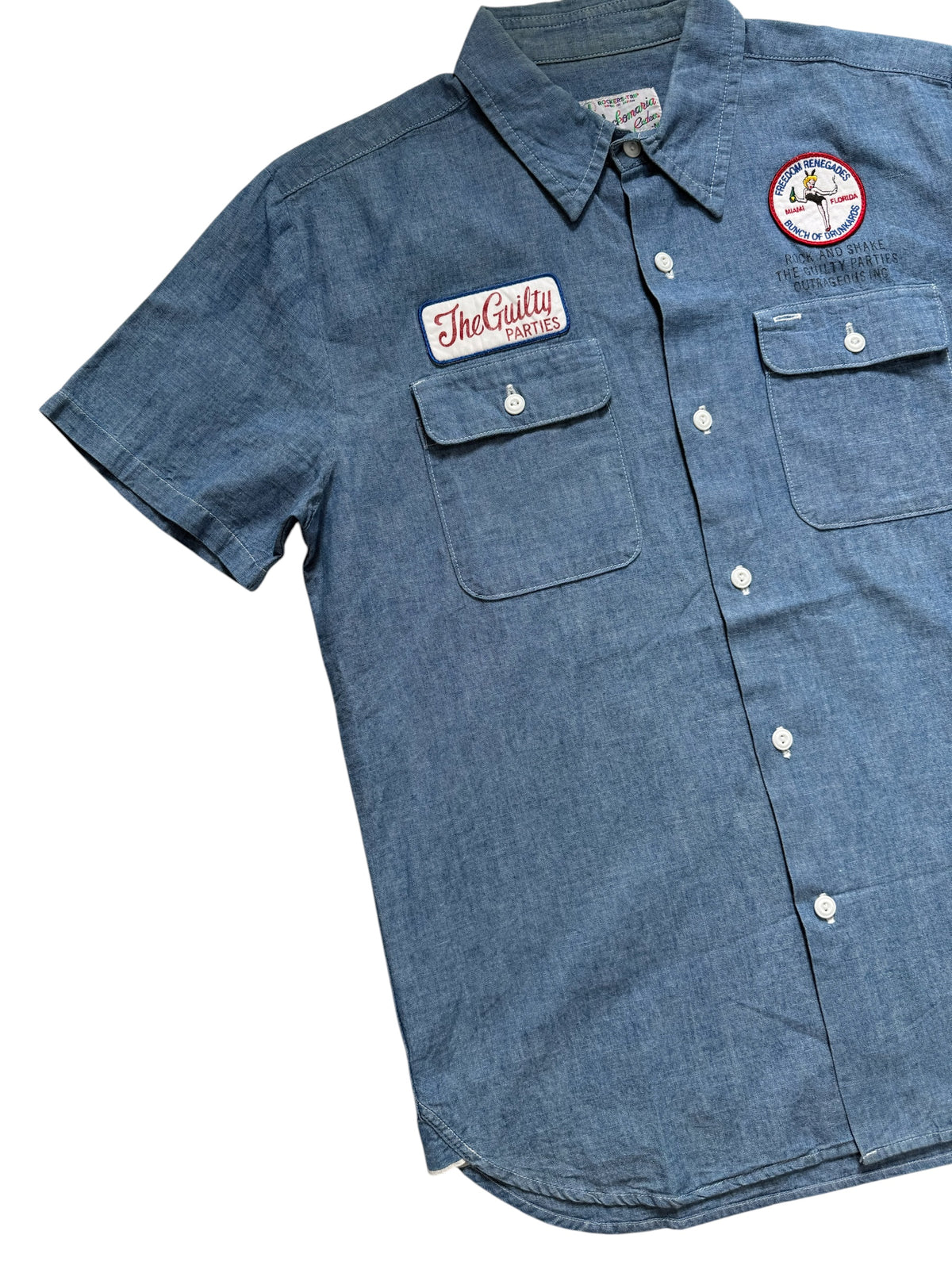 Wacko Maria The Guilty Parties Selvedge Chambray Work Shirt