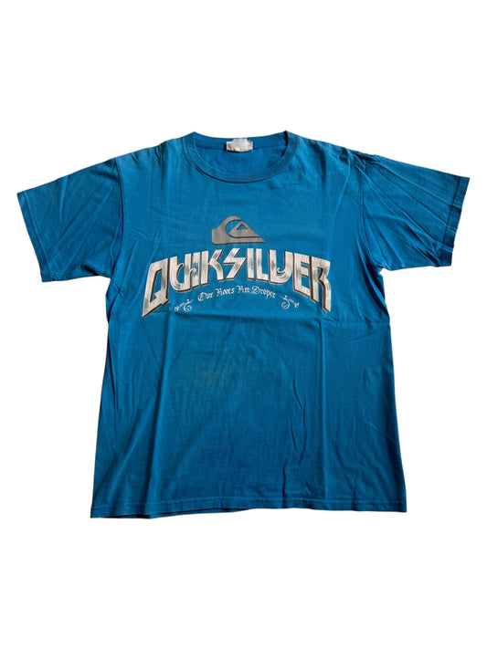 Vintage Quiksilver “Our Roots Run Droper” Tshirt Blue