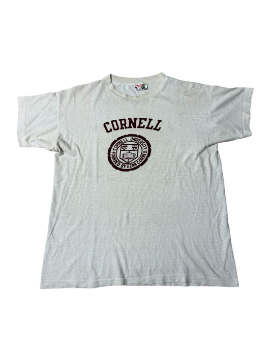 Vintage 1950s–60s Champion Running Man Cornell University Tshirt