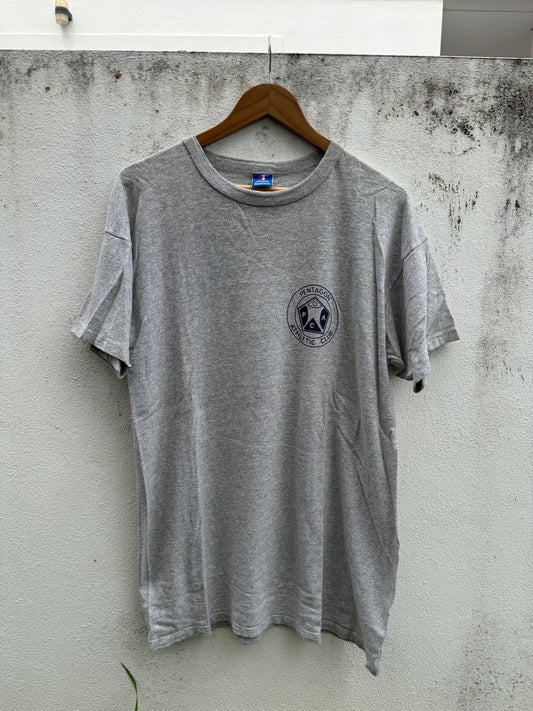 Vintage Champion Pentagon Athletic Club Tshirt Made In Usa