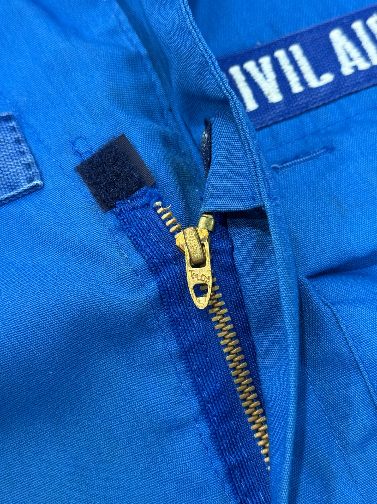 Vintage 1960s–70s Civil Air Patrol Blue Workwear Coverall Made in USA