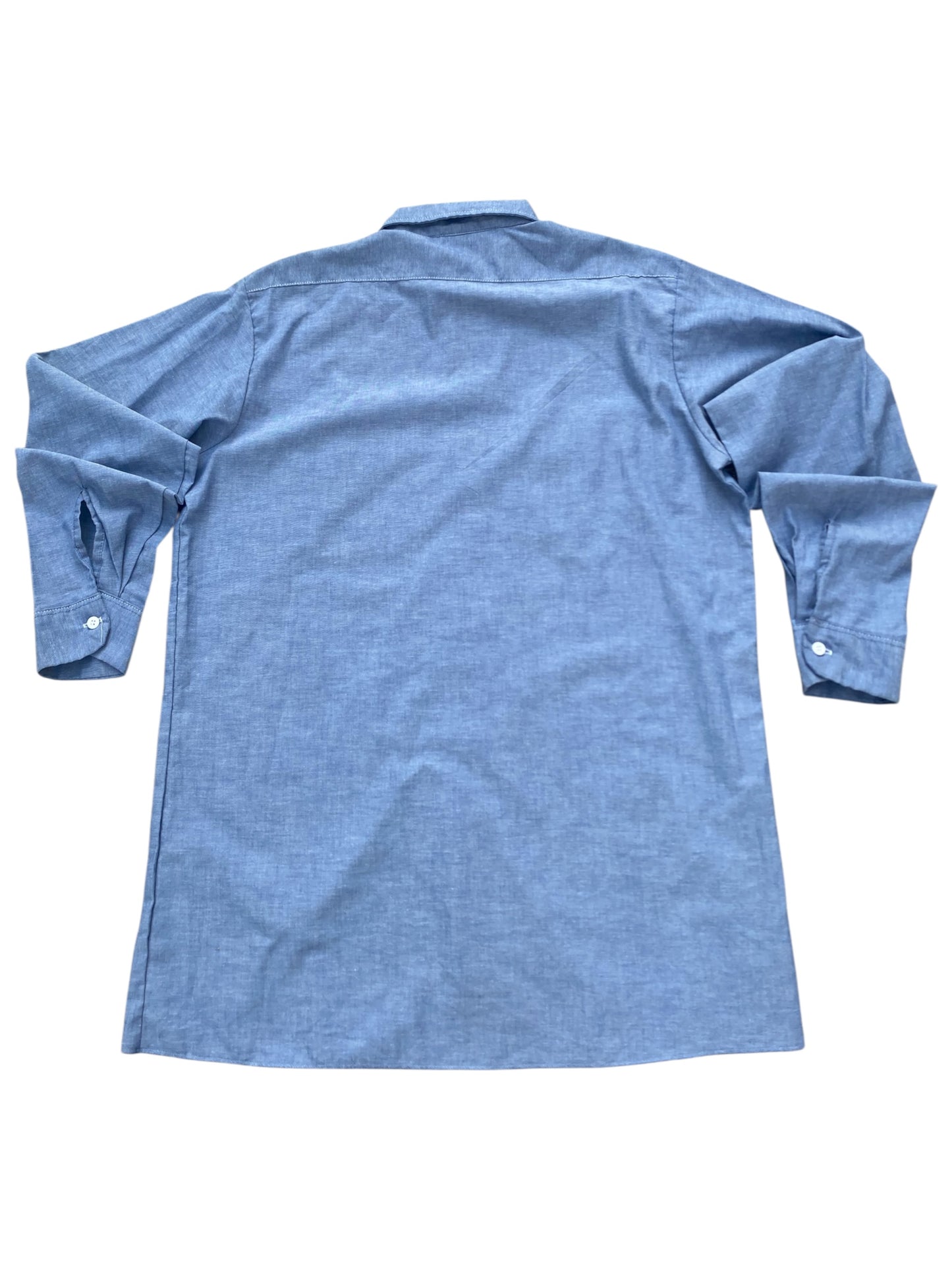Vintage 1980s-90s Dickies Chambray Work Shirt