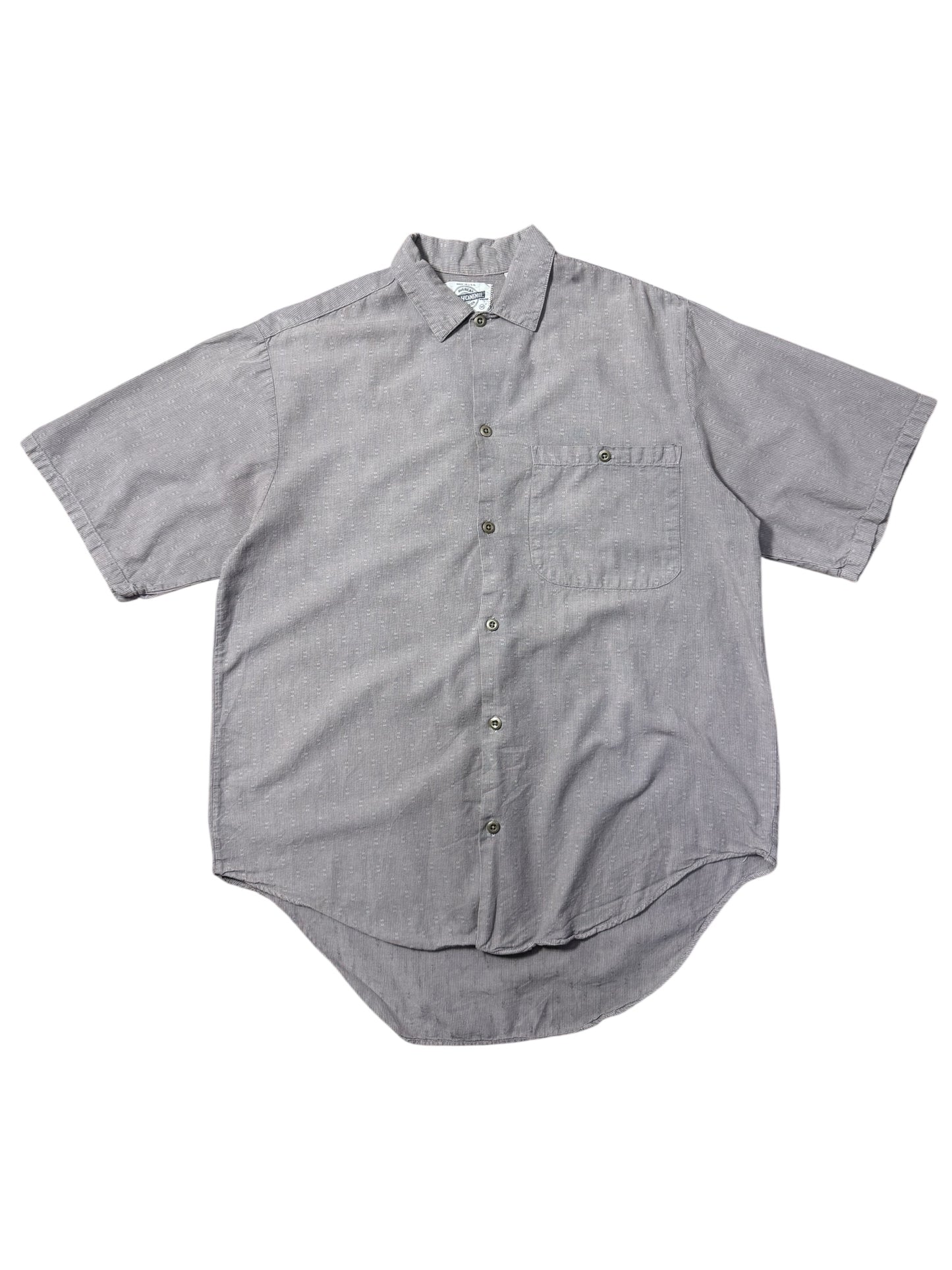 Vintage 1980s–90s BON HOMME USA Made Cotton Utility Shirt