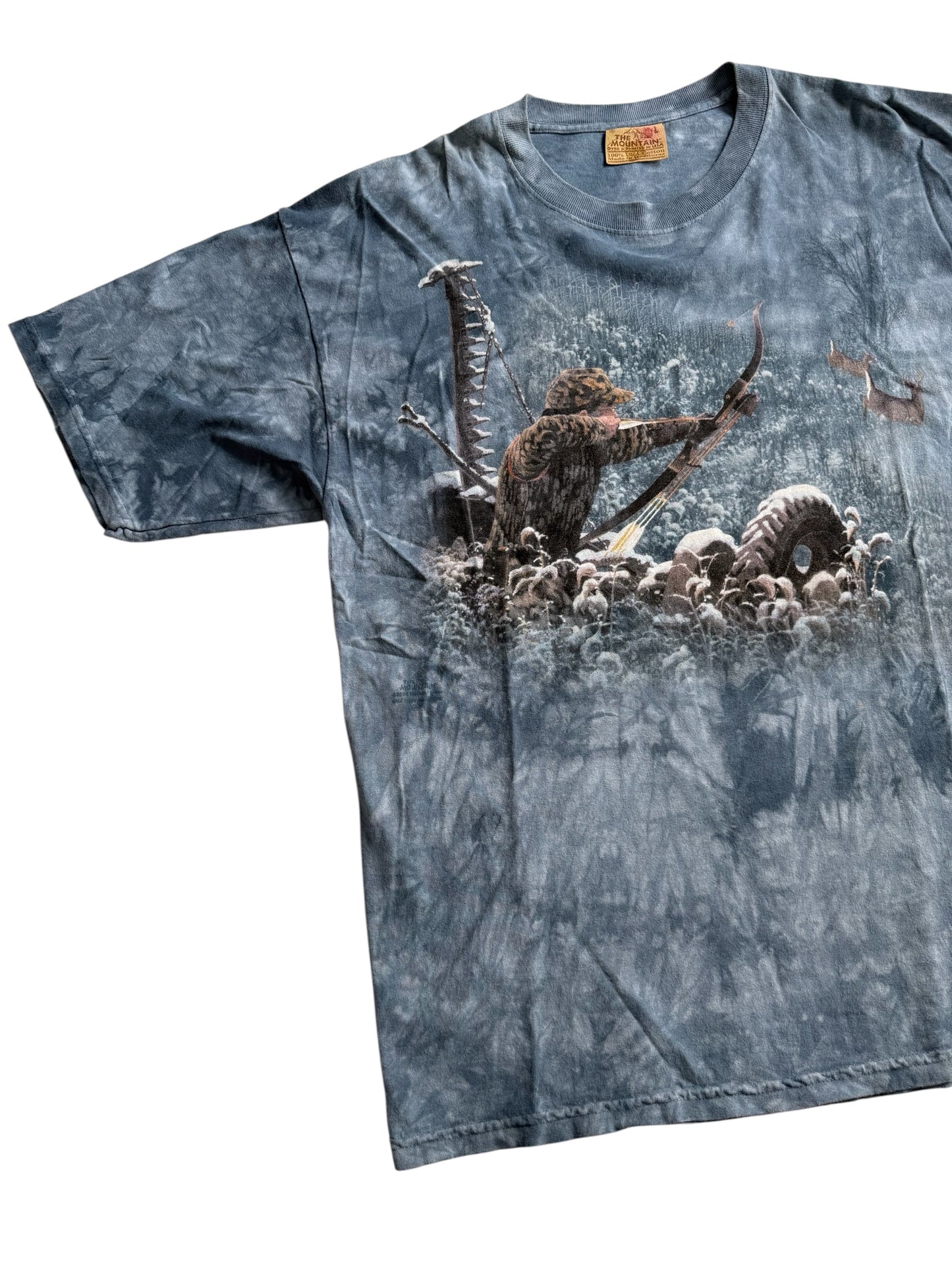 Vintage The Mountain Hunting Graphic Tshirt Tie Dye