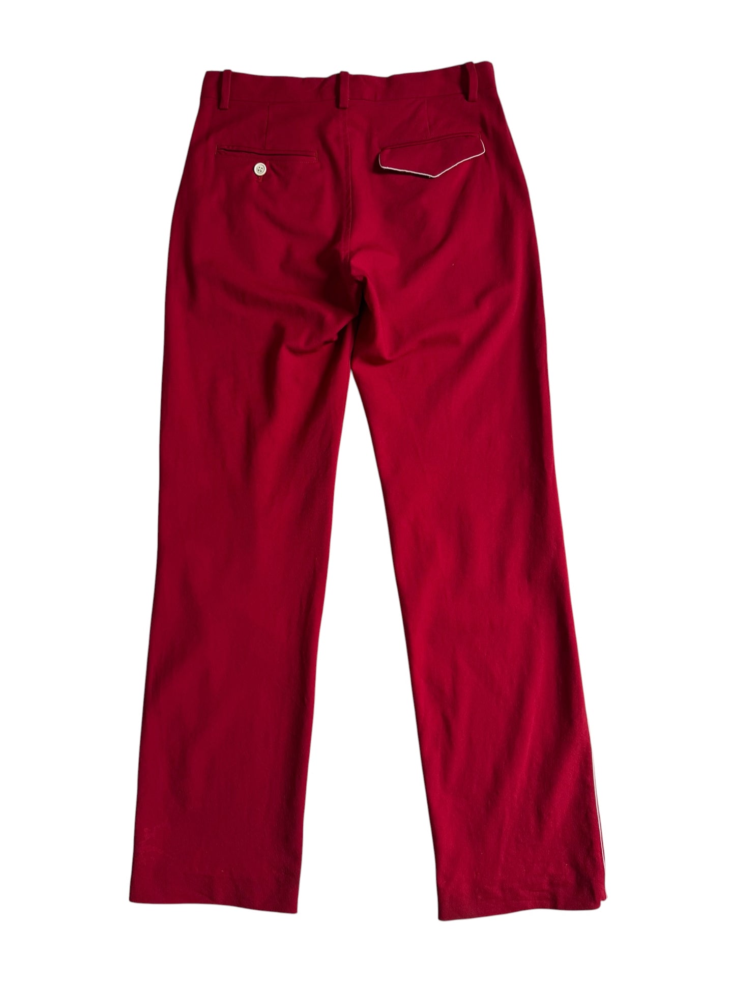 Undercover Japan Red Wool Trousers Slim Pants