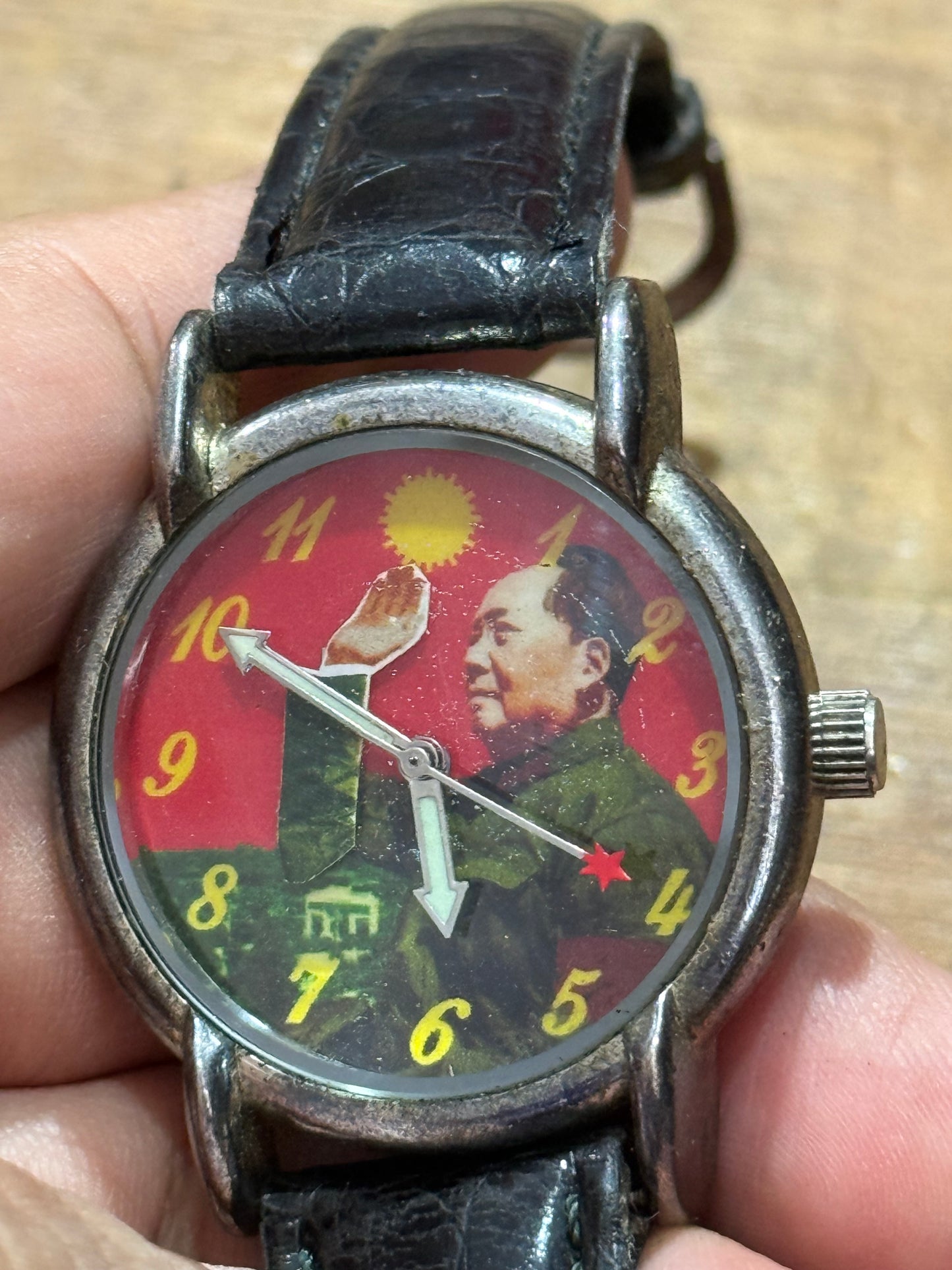 Rare Vintage Mao Zedong Hand Winding Mechanical Watch