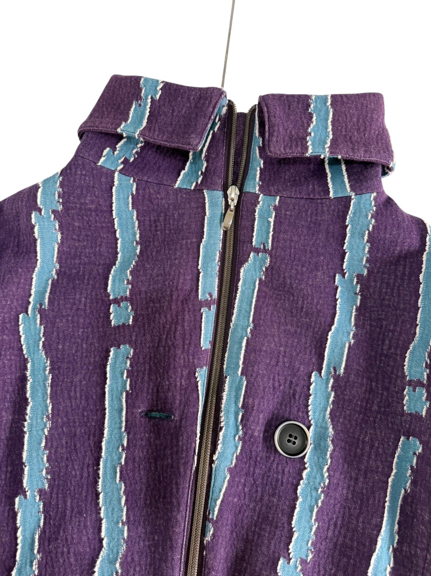 Keiko Kishi by Nosh Abstract Pattern Zip Jacket Made in Japan
