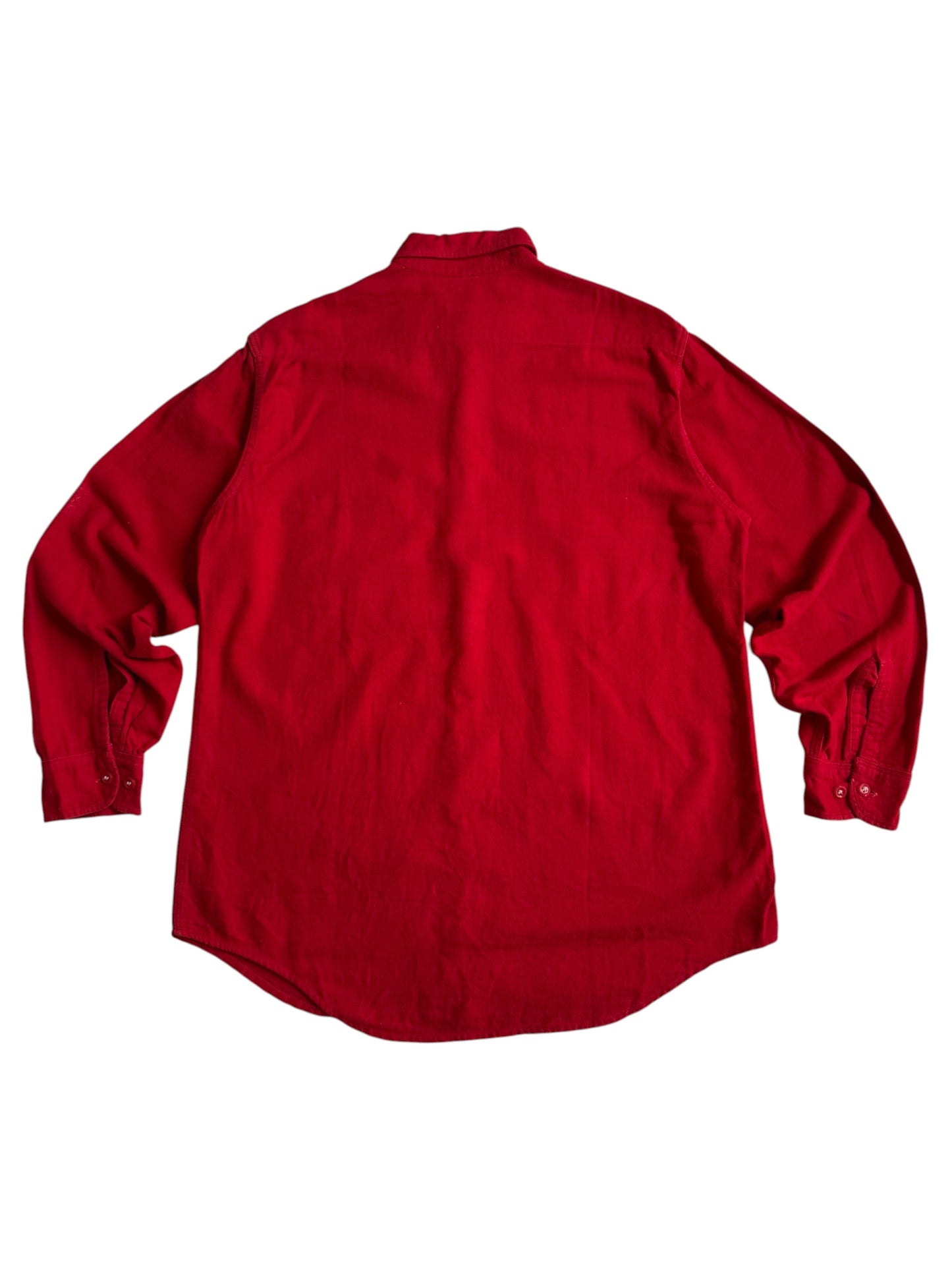 Vintage 1950s Penney’s Sanforized Red Work Shirt