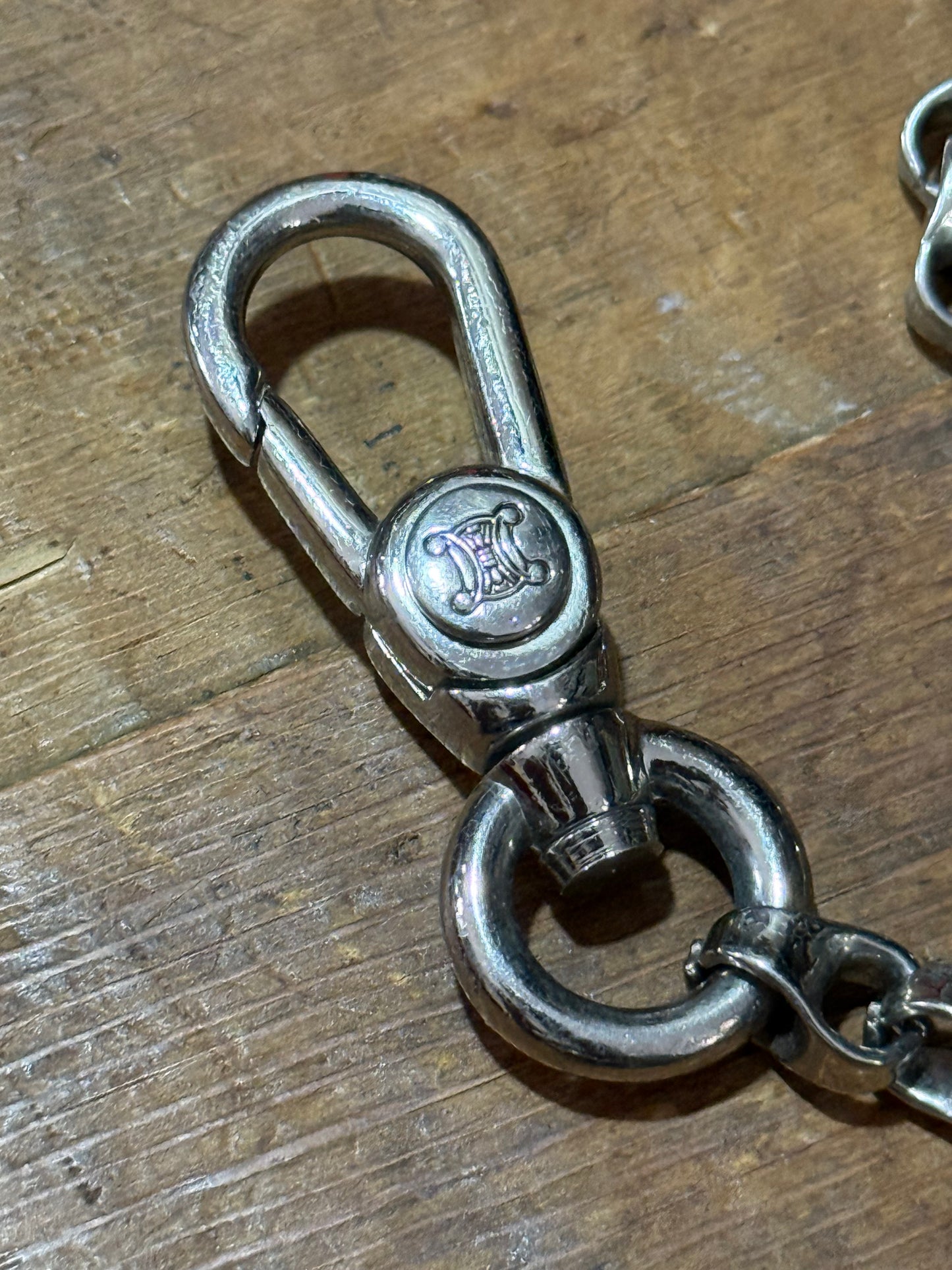 Vintage Celine Wallet Chain Key Holder