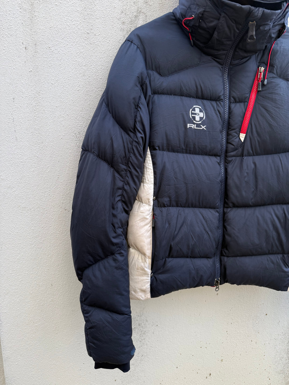 Vintage Y2K Polo Ralph Lauren RLX Down Puffer Jacket Hooded