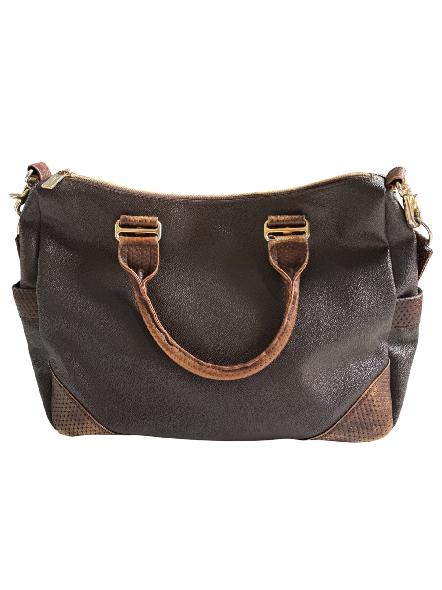 Orobianco Italy Brown Leather Tote Shoulder Bag