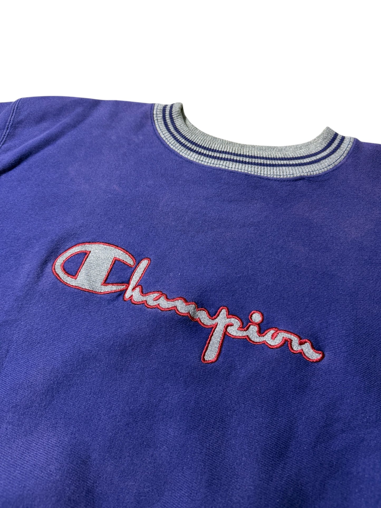 Vintage Champion Reverse Weave Script Logo Sweatshirt