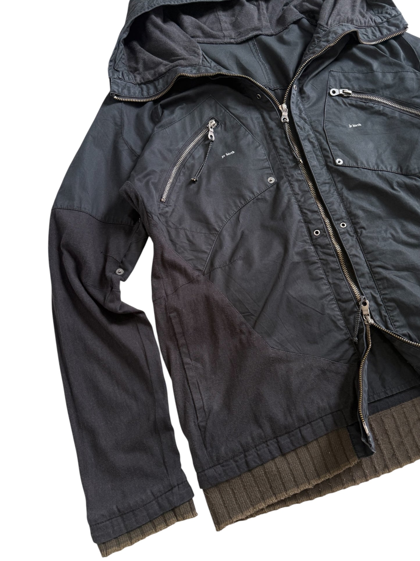 PPFM Japan Multi Zip Hooded Utility Jacket