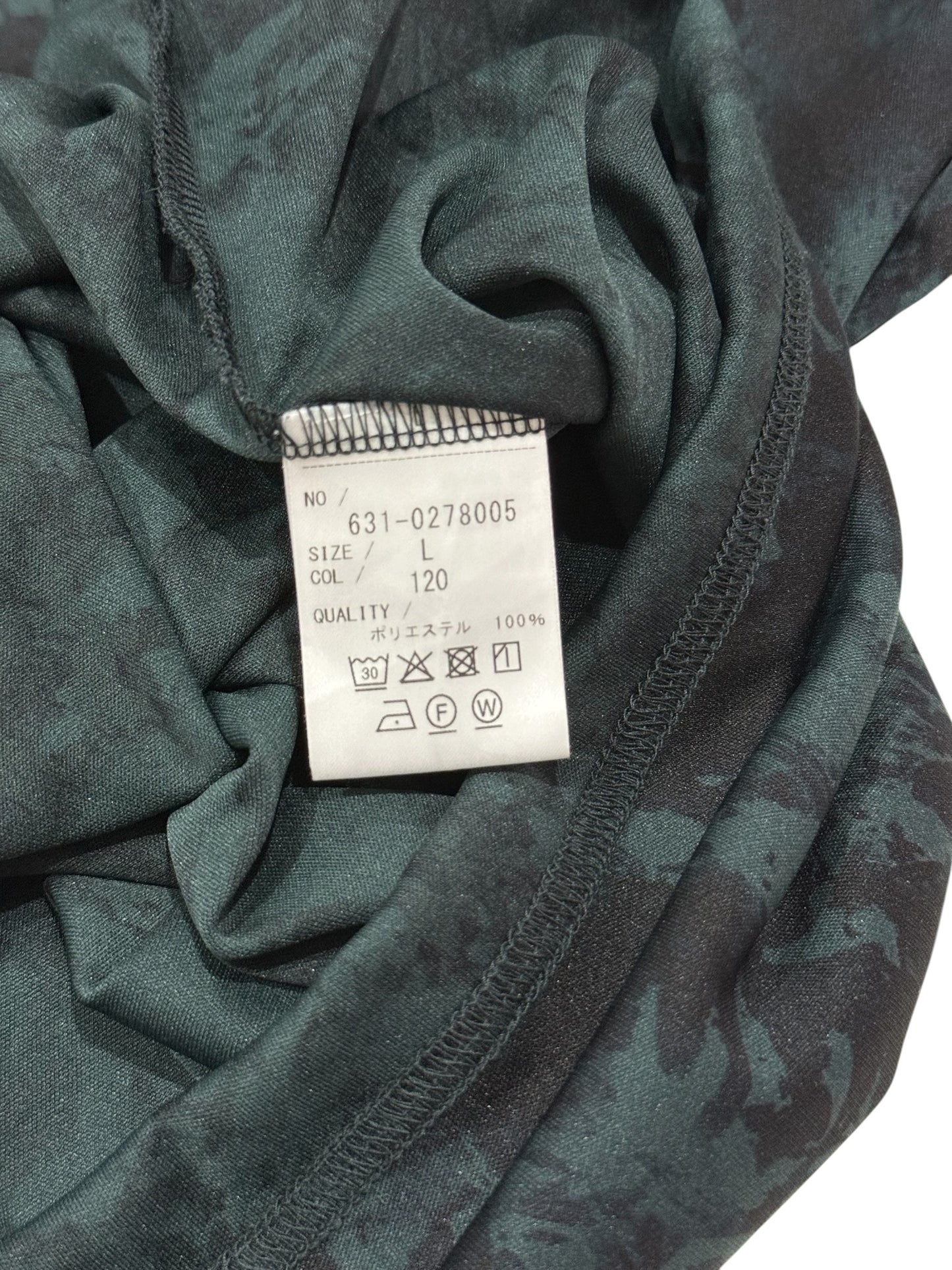Tornado Mart Shadow Bloom V-Neck Tee Made in Japan