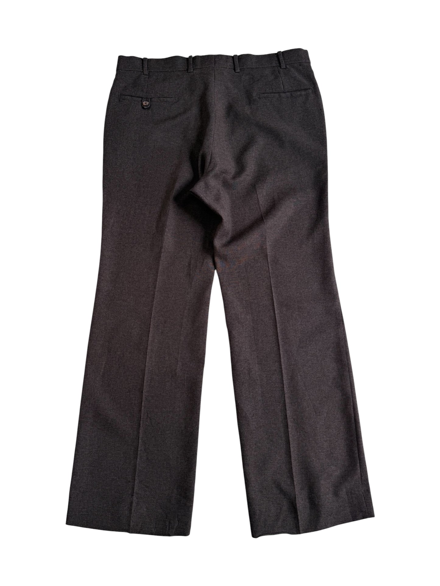Vintage 1970s-80s Levis Action Slacks Brown Dress Trousers