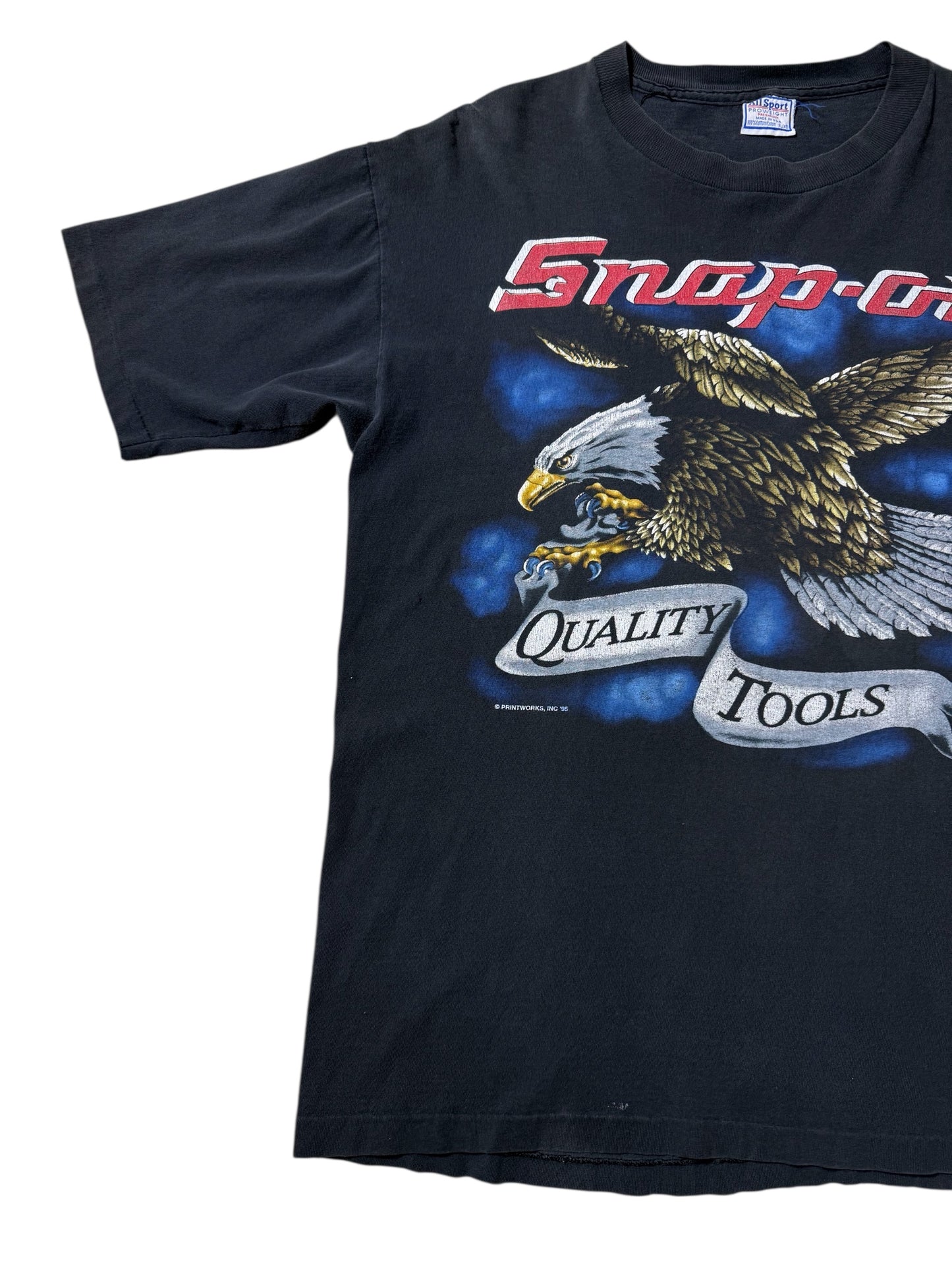 Vintage Snap On Tools Eagle Tshirt 1995 USA Made Promo