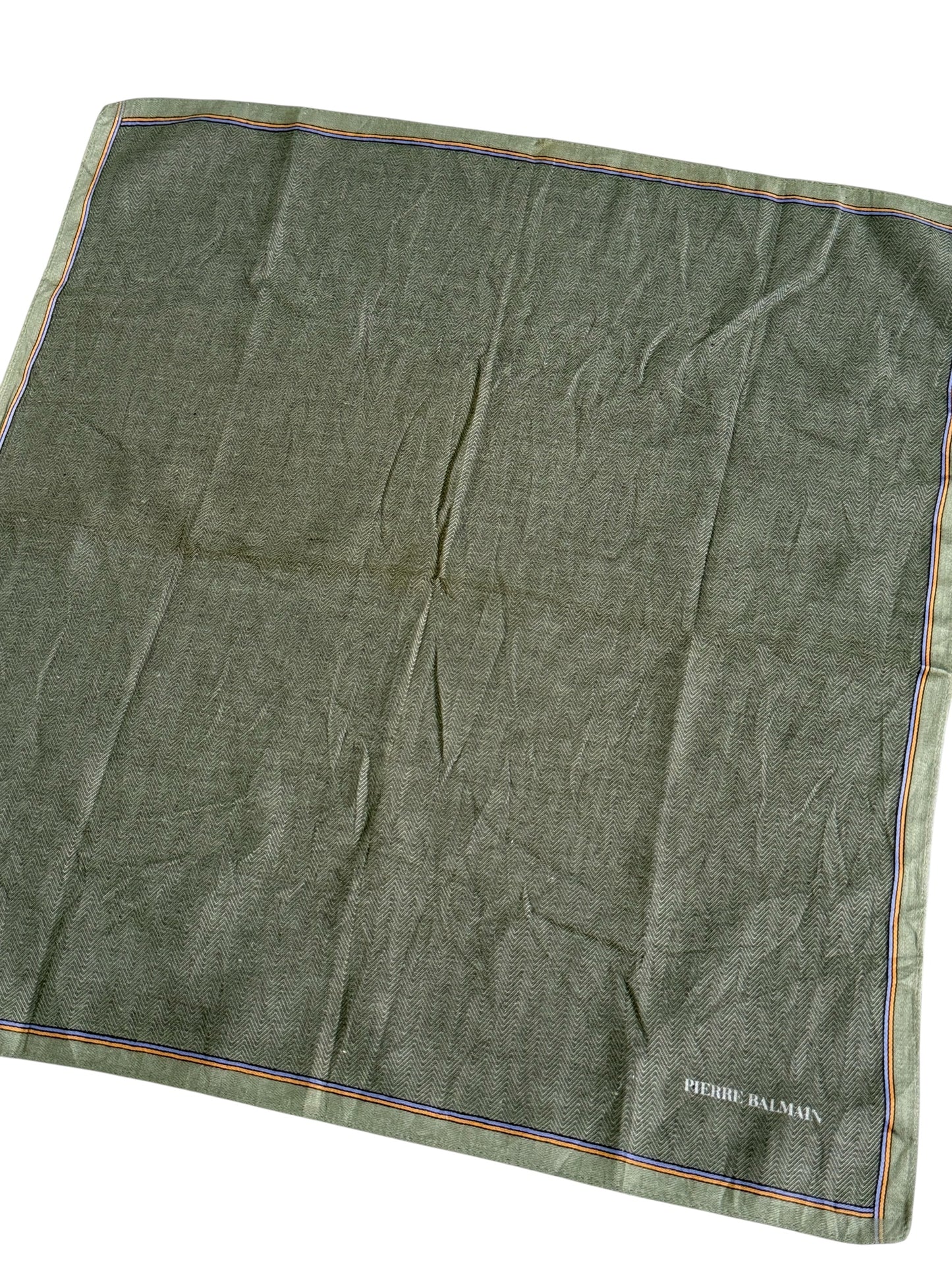 Designer Handkerchief Lot of 3 Burberry Pierre Balmain Dunhill Pocket Square