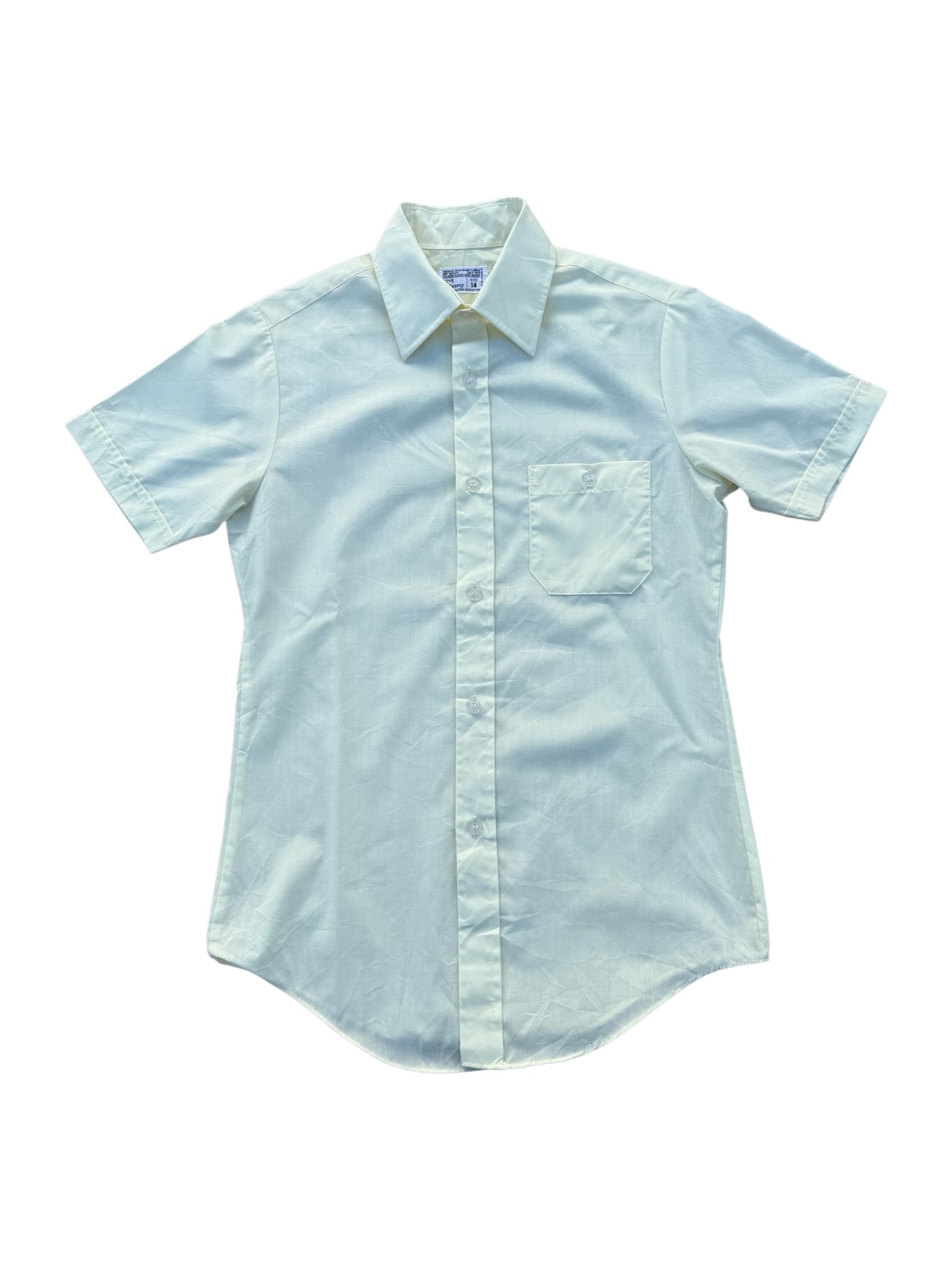Vintage 70s–80s JCPenney Boys Short Sleeve Shirt