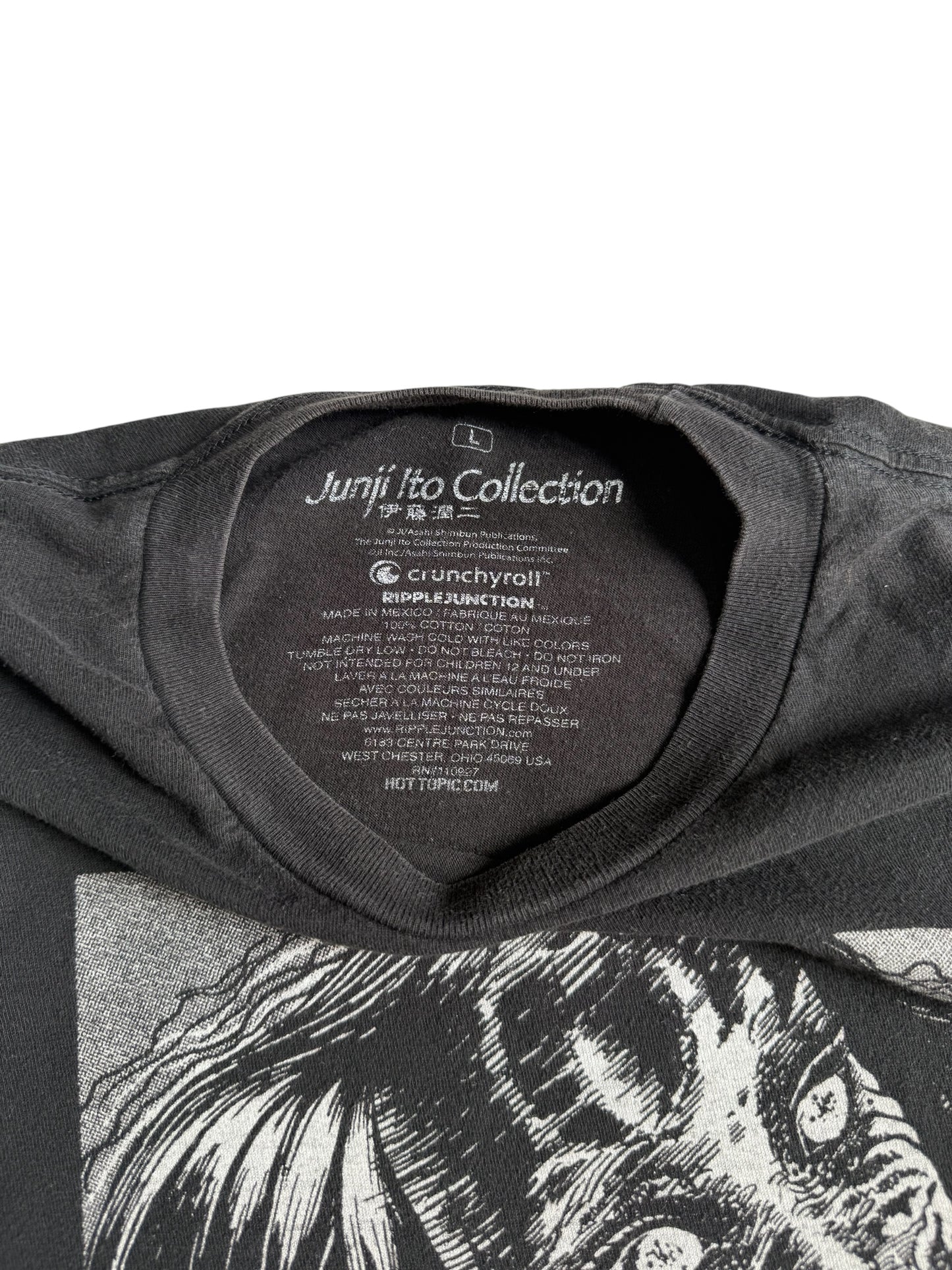 Junji Ito Collection Horror Anime Manga Graphic Tshirt