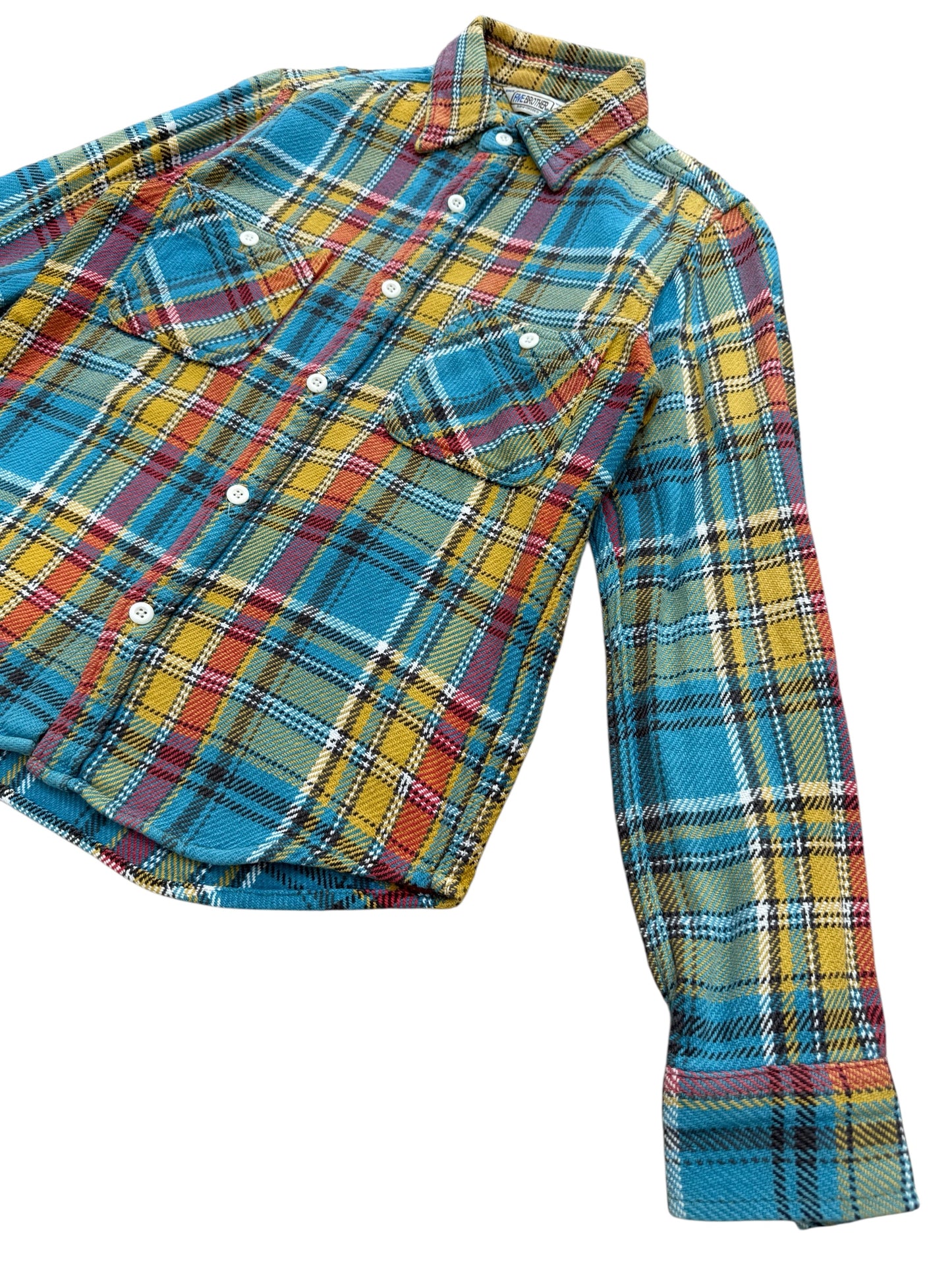 Vintage 1970s Five Brother Union Made Flannel Shirt