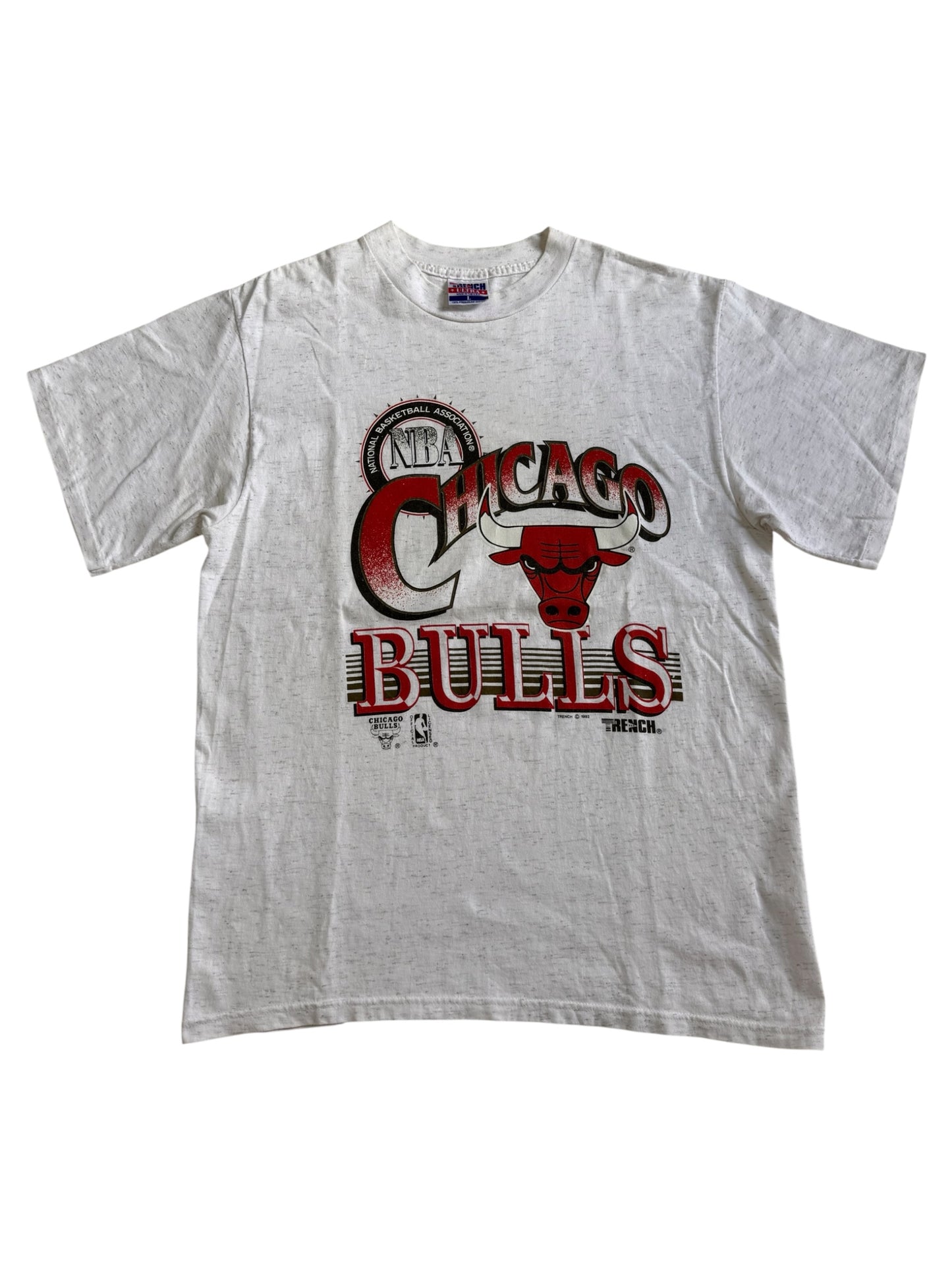 Vintage 1992 Chicago Bulls NBA Logo Tshirt Made in USA