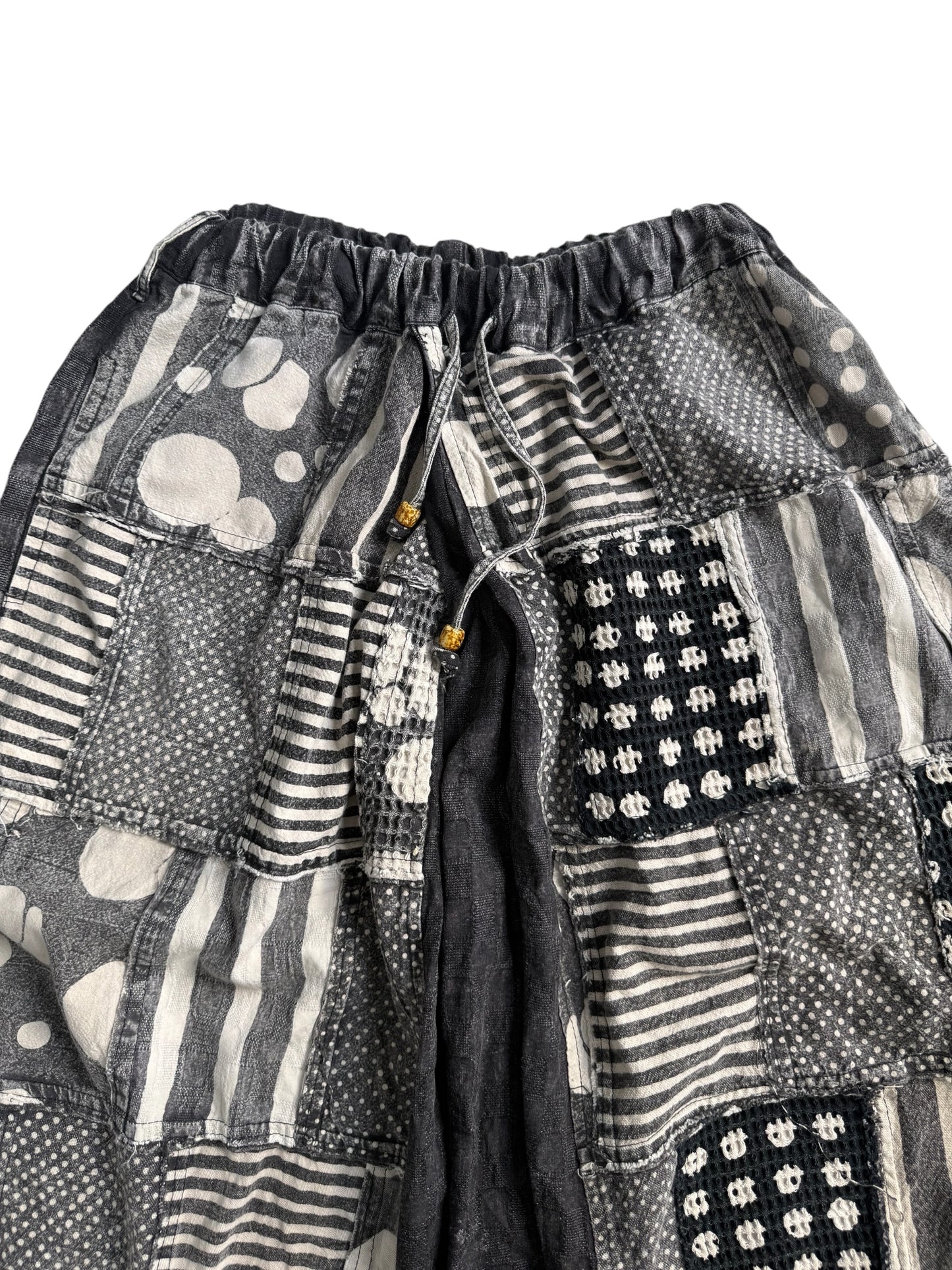 El Rodeo Japanese Boro Patchwork Harem Pants Bohemian Trousers