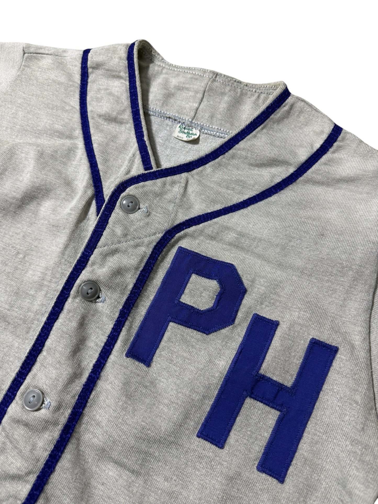 Vintage 1960s-70s PH Baseball Jersey Russell Southern Co
