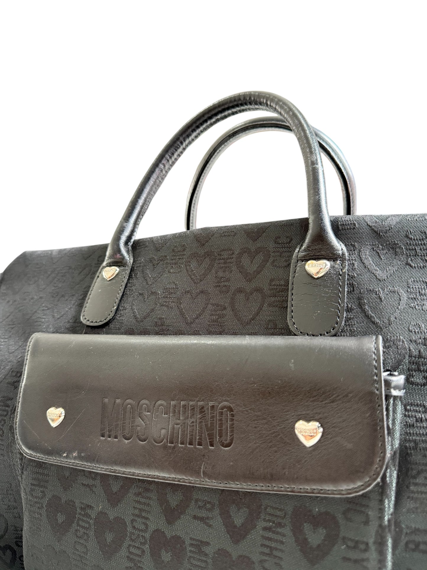 Moschino Cheap And Chic Travel Bag Repeat Logo