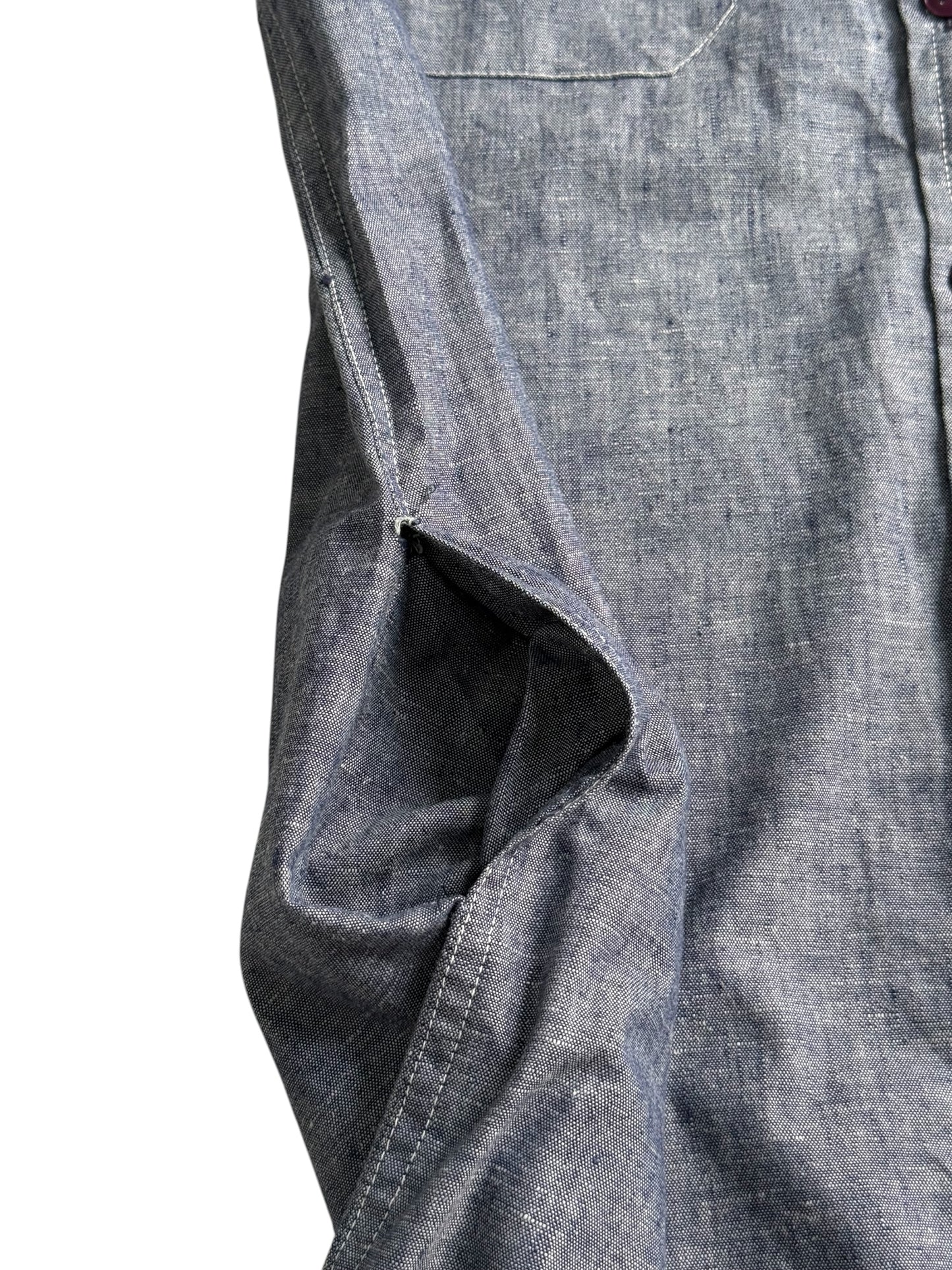 Vintage 1970s-80s Jonathan Logan Chambray Dress