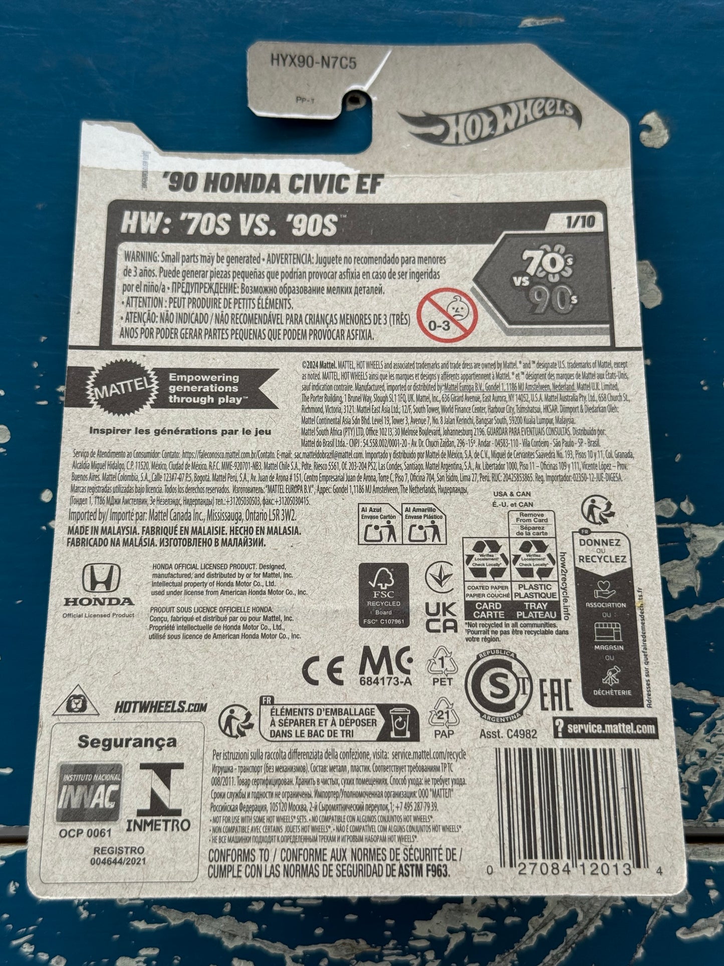 Hot Wheels ‘90 Honda Civic EF