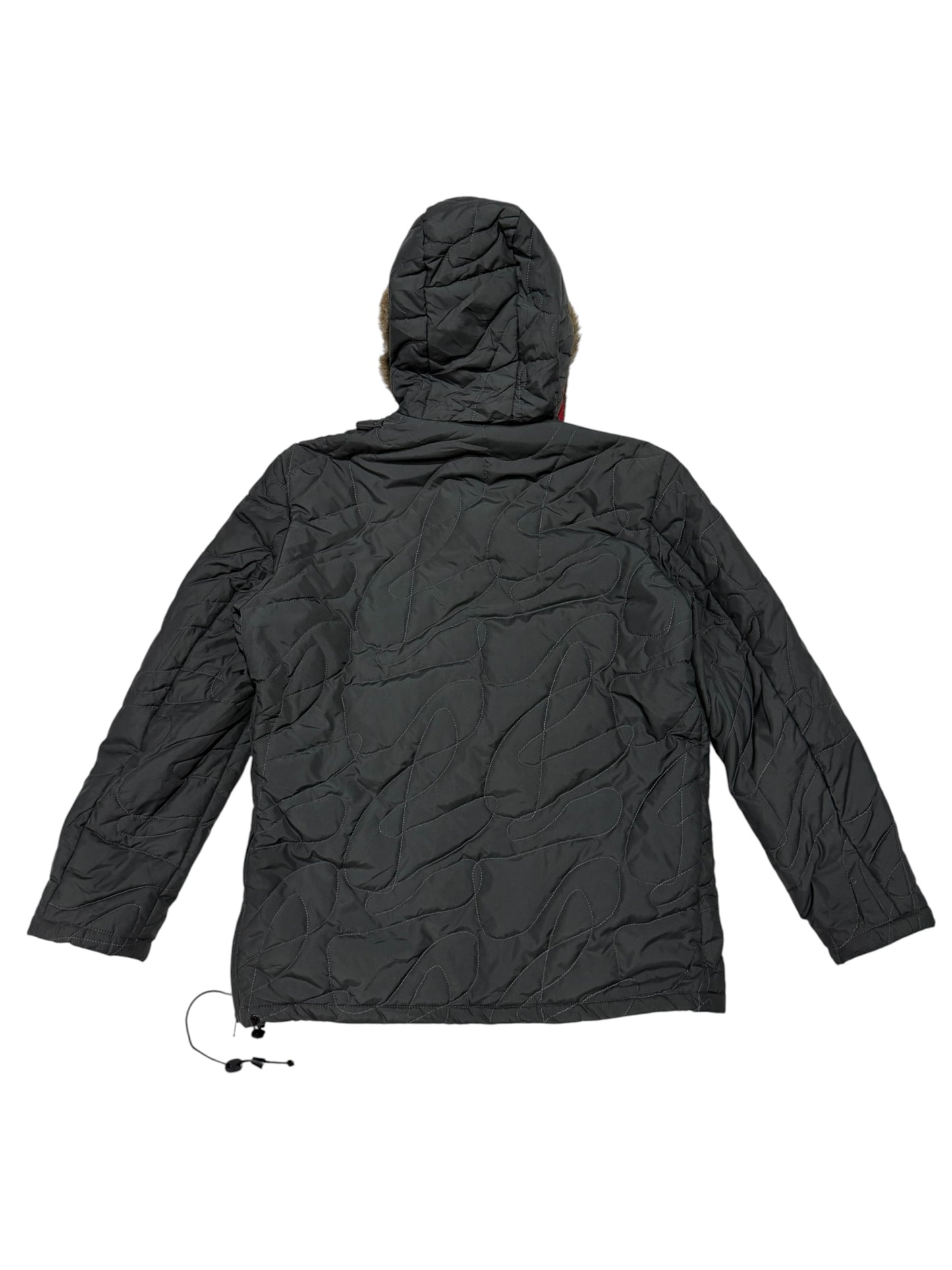Jean Paul Gassa Made in Italy Quilted Hooded Anorak Jacket Gorpcore Outdoor