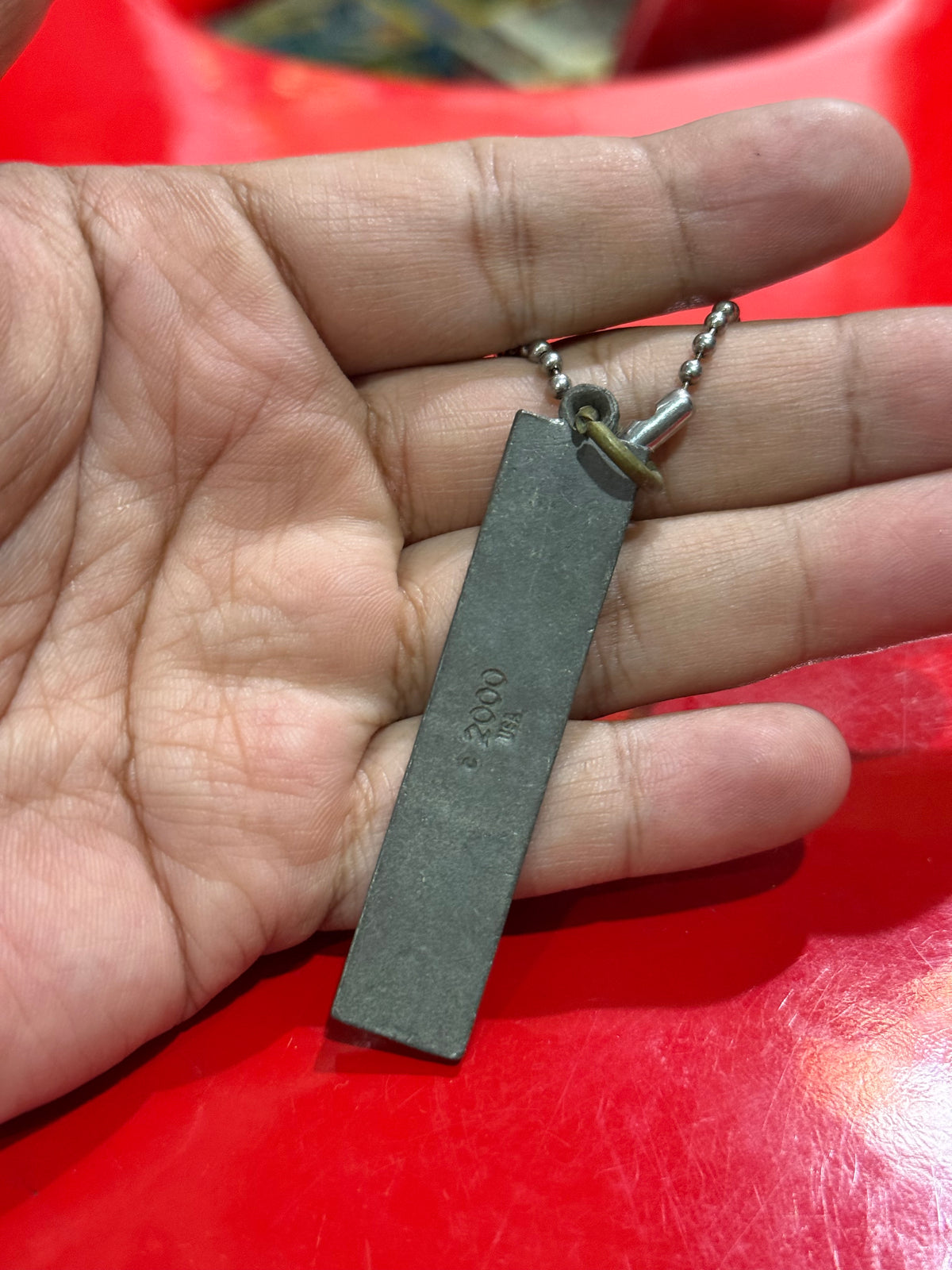 Vintage 2000s Megadeth Logo Metal Pendant Necklace Ball Chain
