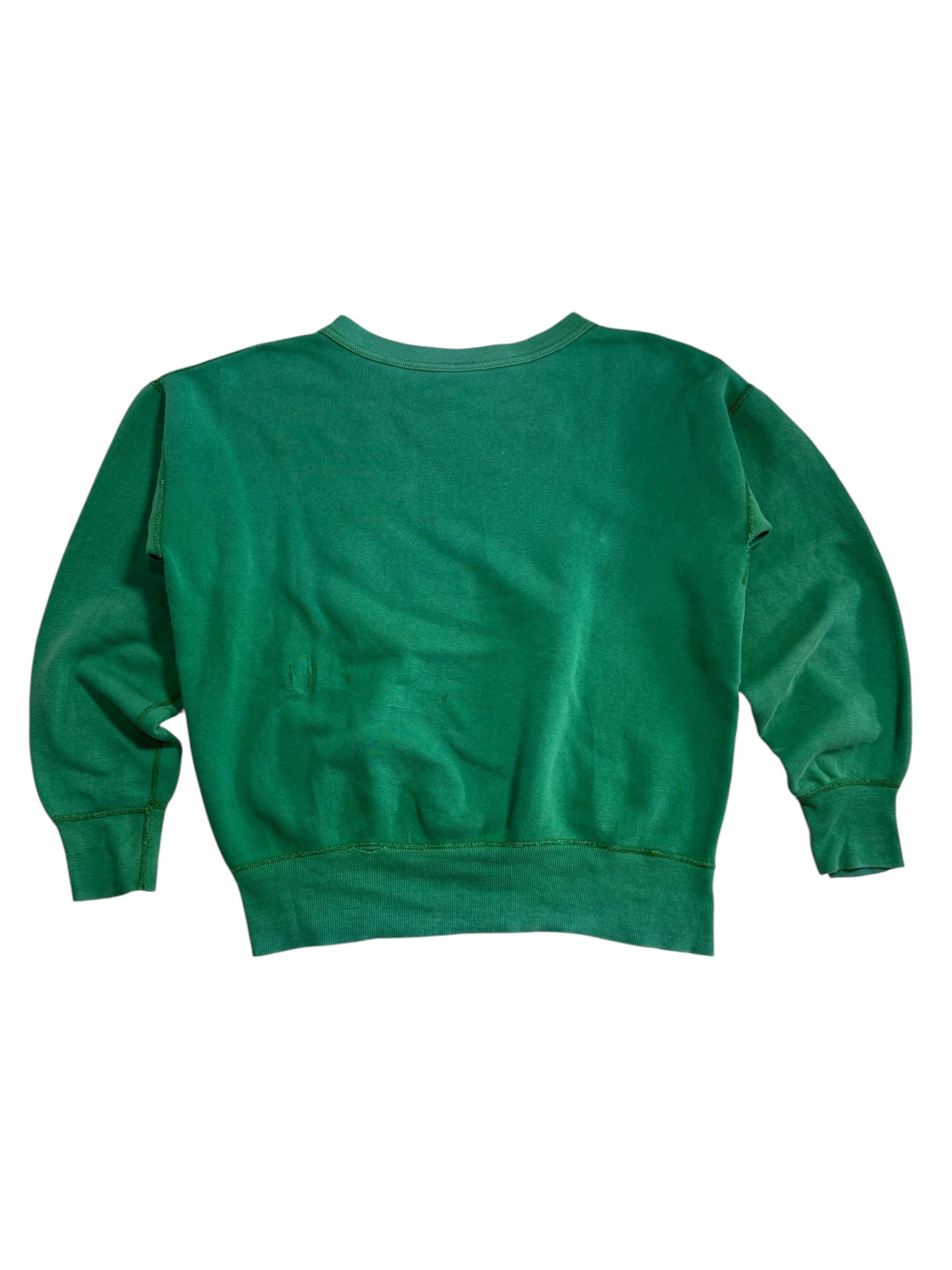 Vintage 1960s Greenwood Emeralds Single V Green Sweatshirt