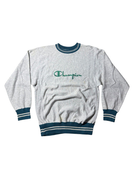 Vintage 90s Champion Reverse Weave Script Logo Sweatshirt