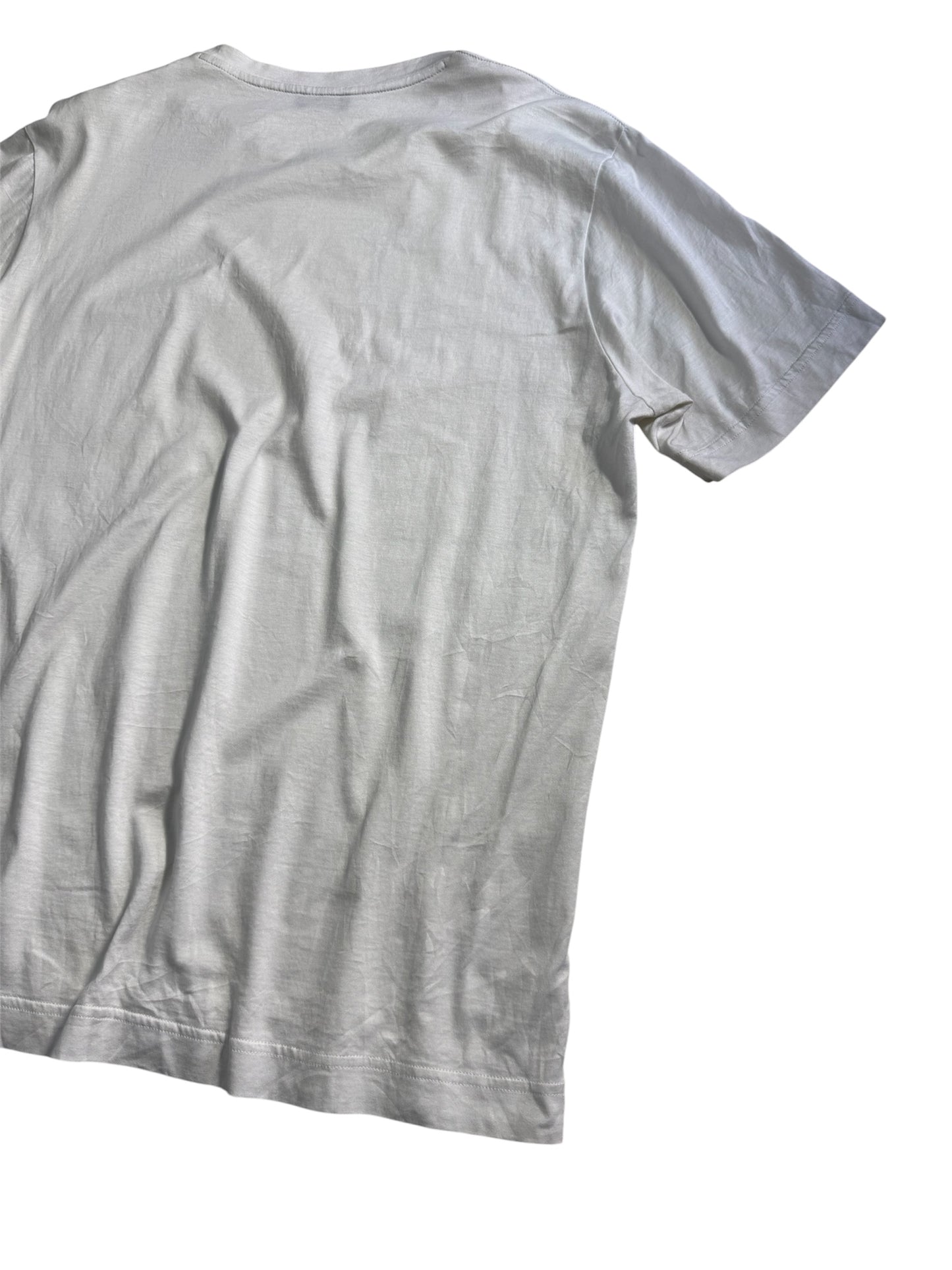Drumohr Pocket Tshirt White Minimal Made in Italy