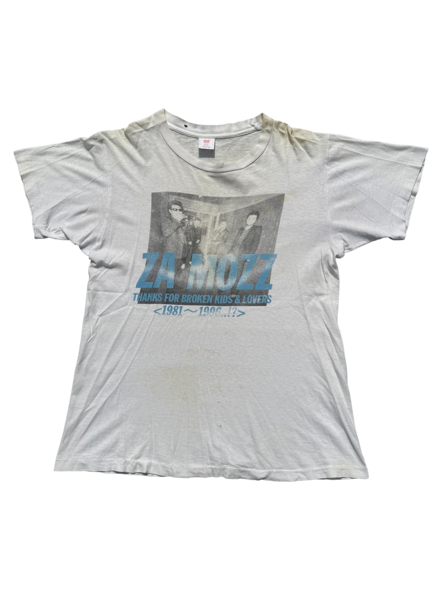 Vintage 1990s Za Mozz Japanese Band Tshirt