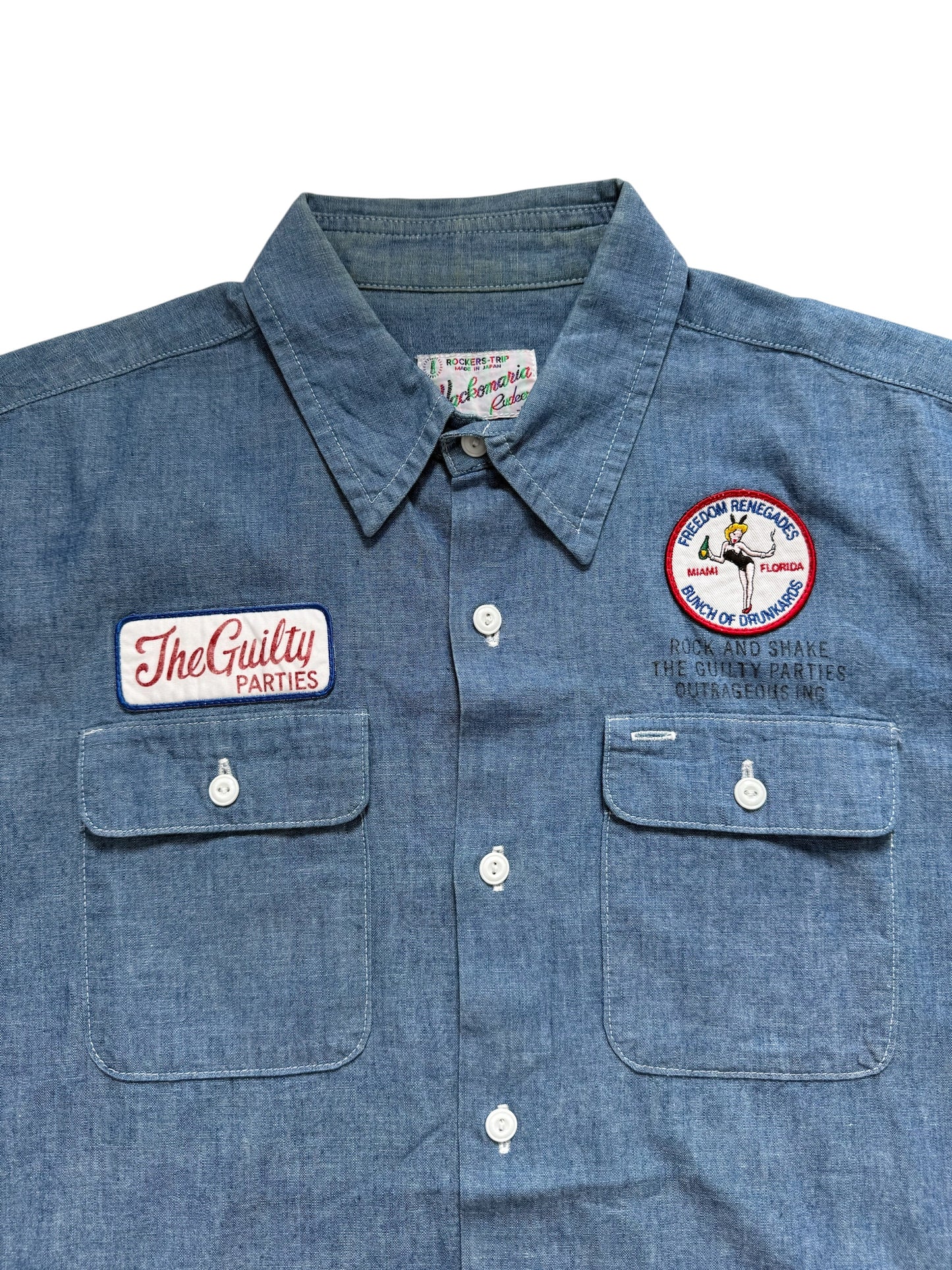 Wacko Maria The Guilty Parties Selvedge Chambray Work Shirt