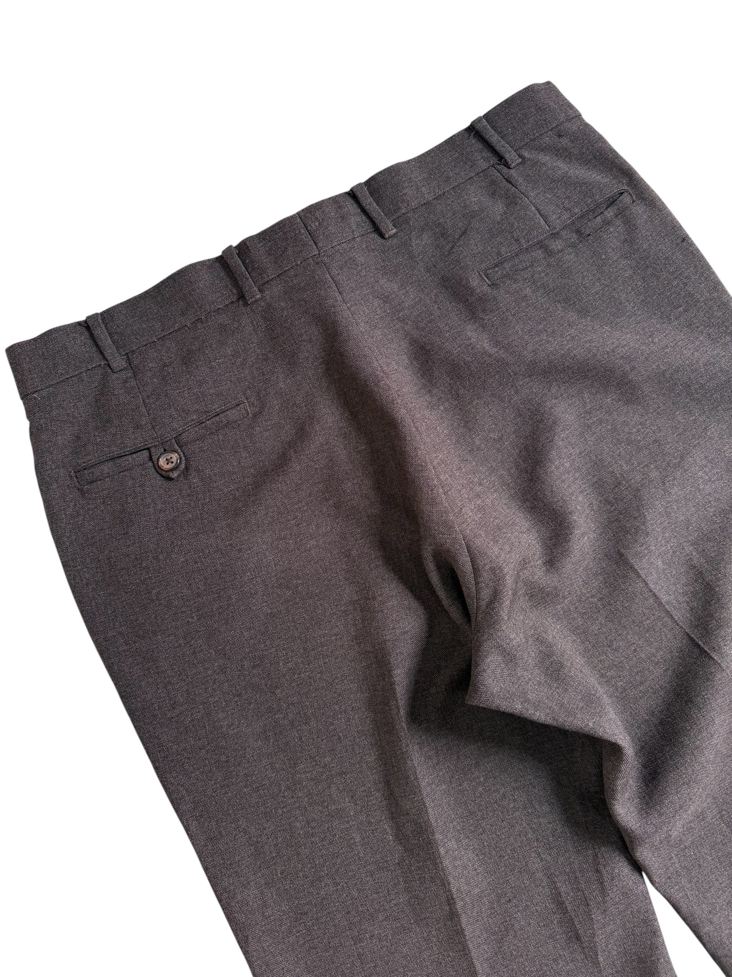 Vintage 1970s-80s Levis Action Slacks Brown Dress Trousers