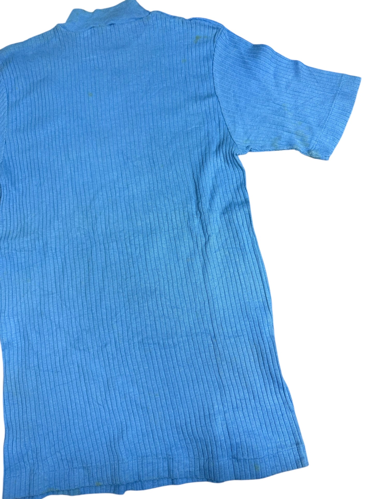 Vintage 1960s Champion Knitwear Chaminade Hawaii Ribbed Tshirt