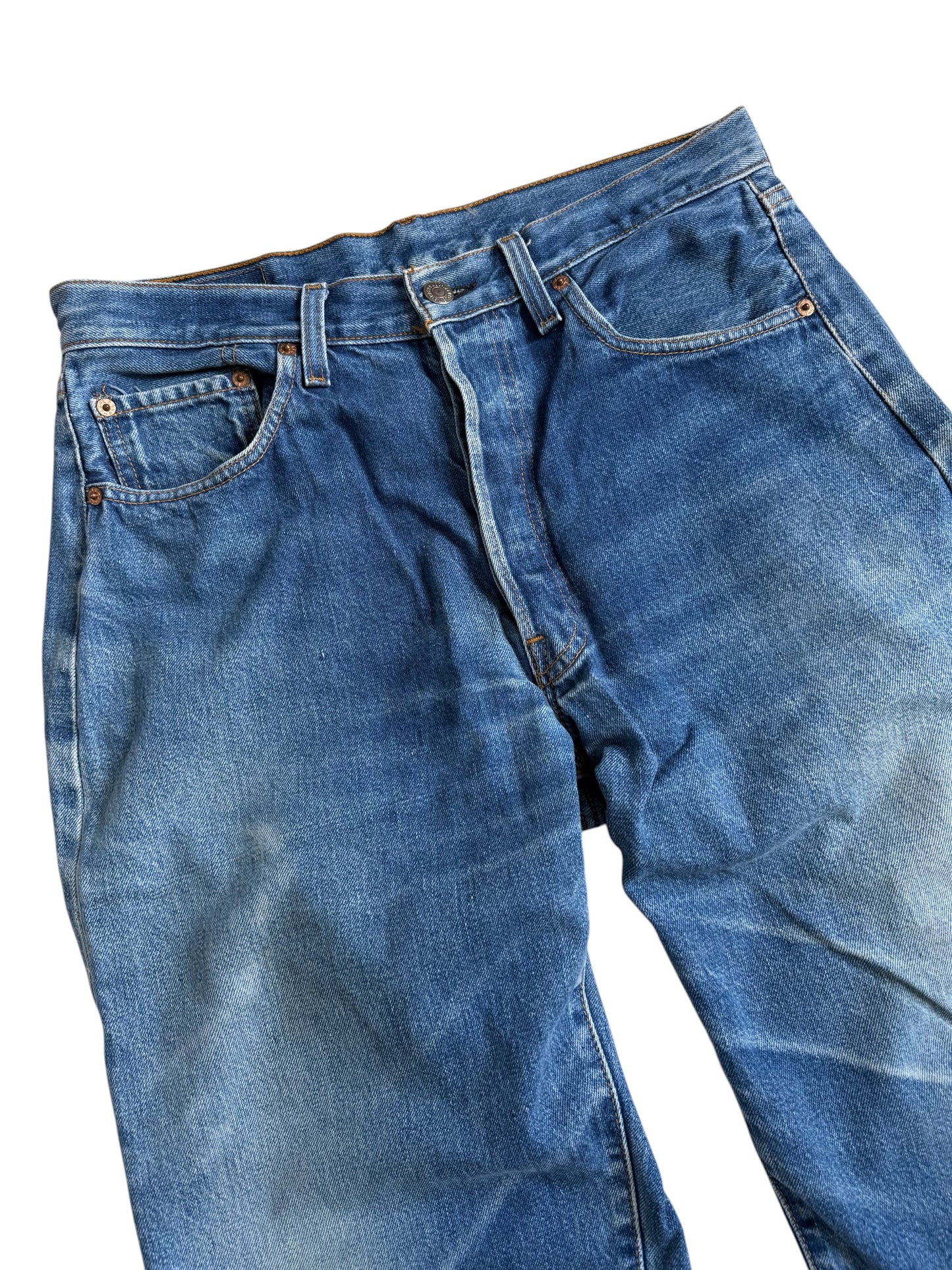 Vintage 1990s Levis 501 Selvedge Denim Jeans Made in USA 555