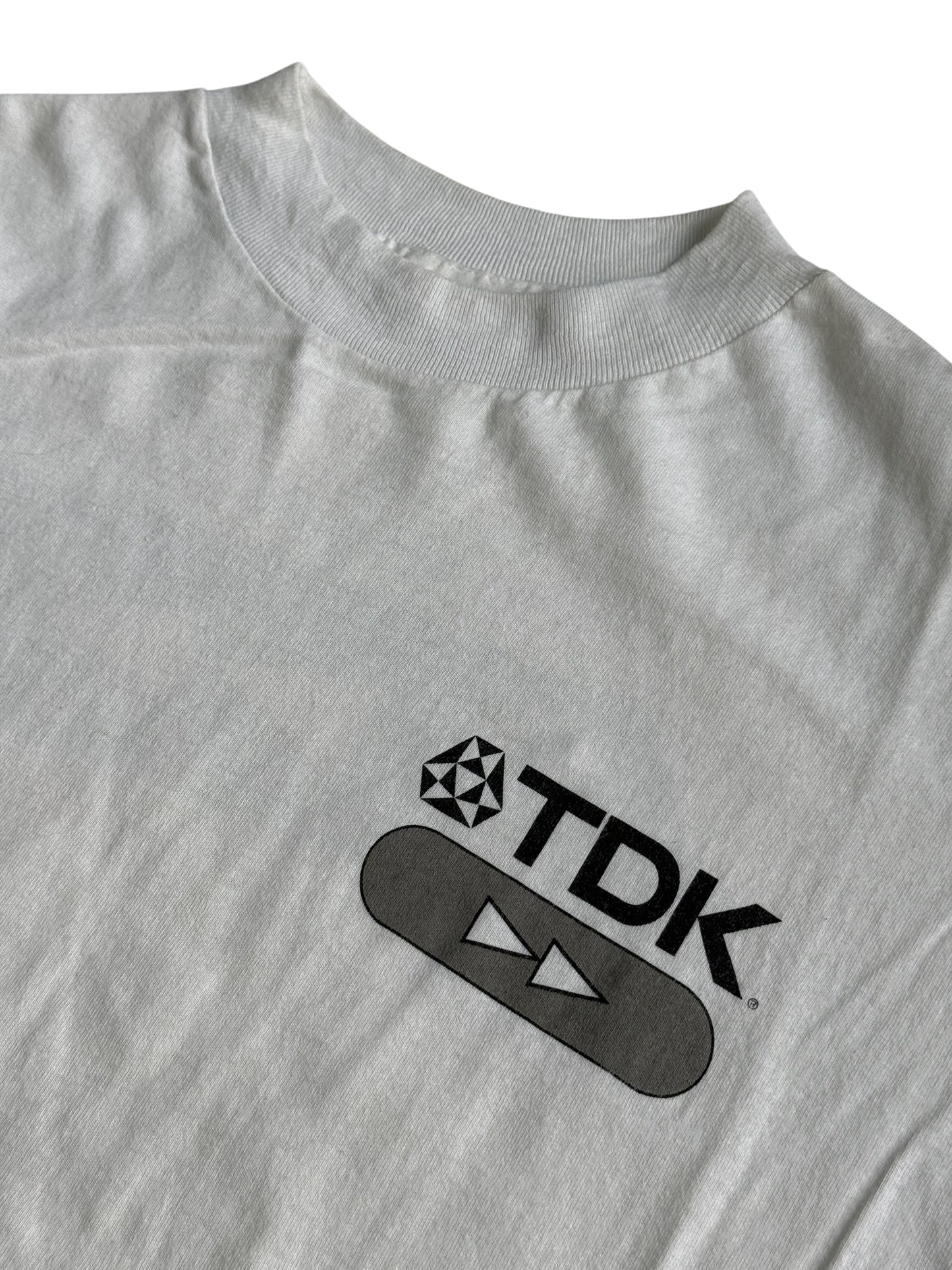 Vintage 90s TDK Fast Forward Promo Tshirt Murina USA Cassette Tape VHS Tee