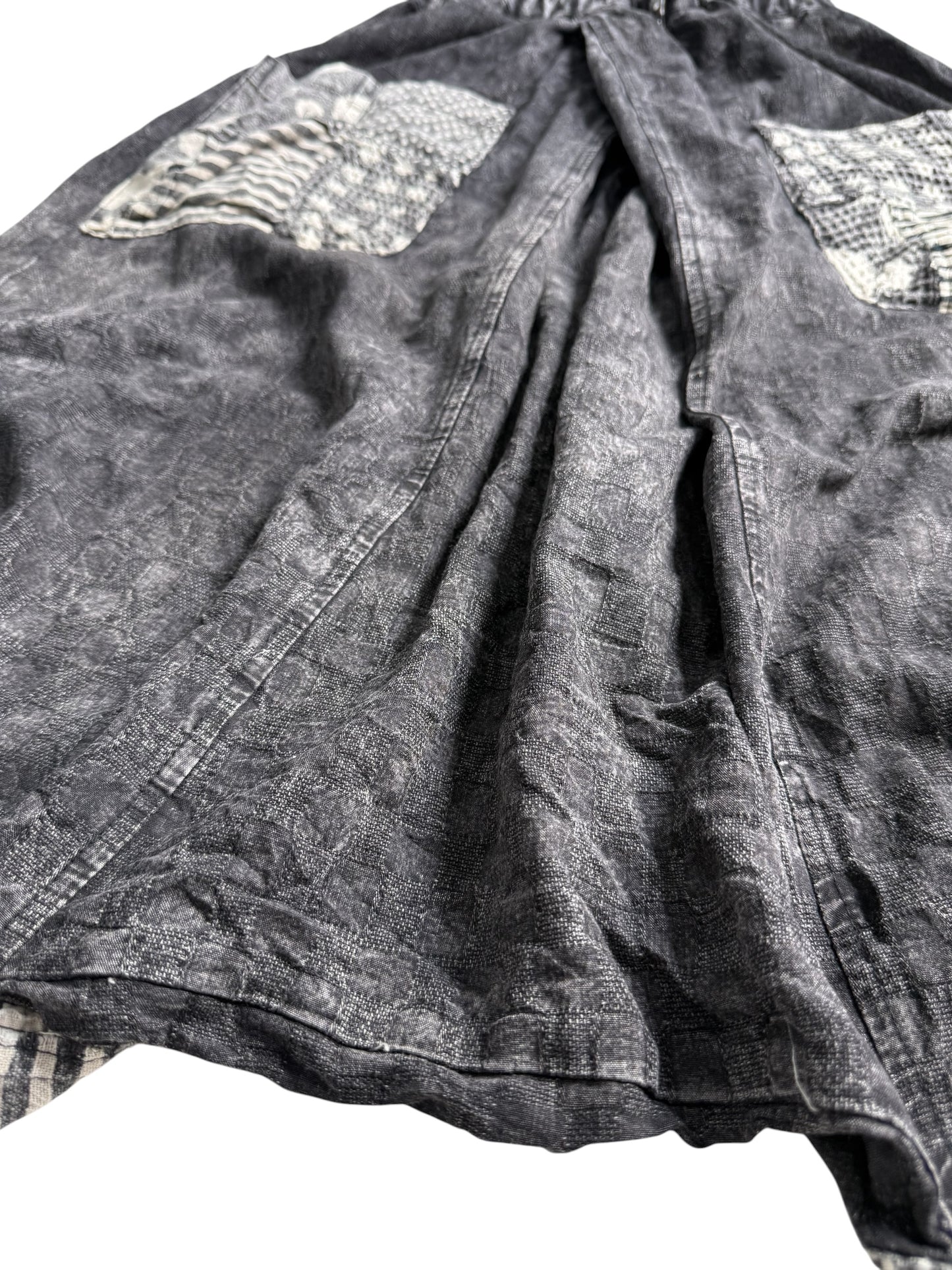 El Rodeo Japanese Boro Patchwork Harem Pants Bohemian Trousers