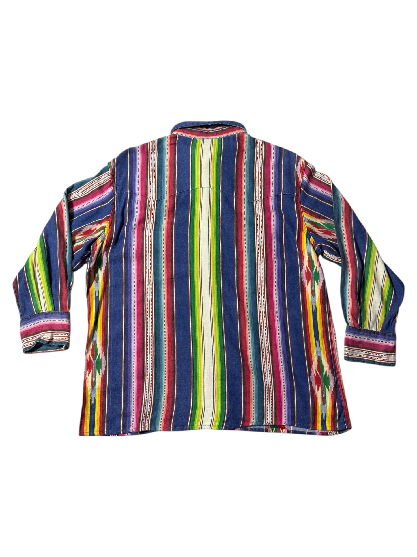 Vintage Polo Ralph Lauren Serape Stripe Western Shirt