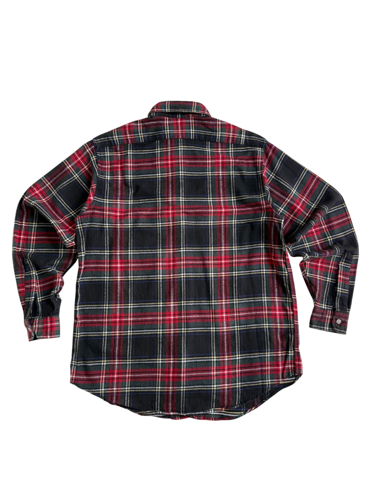 Vintage LL Bean Made in USA Plaid Flannel Shirt