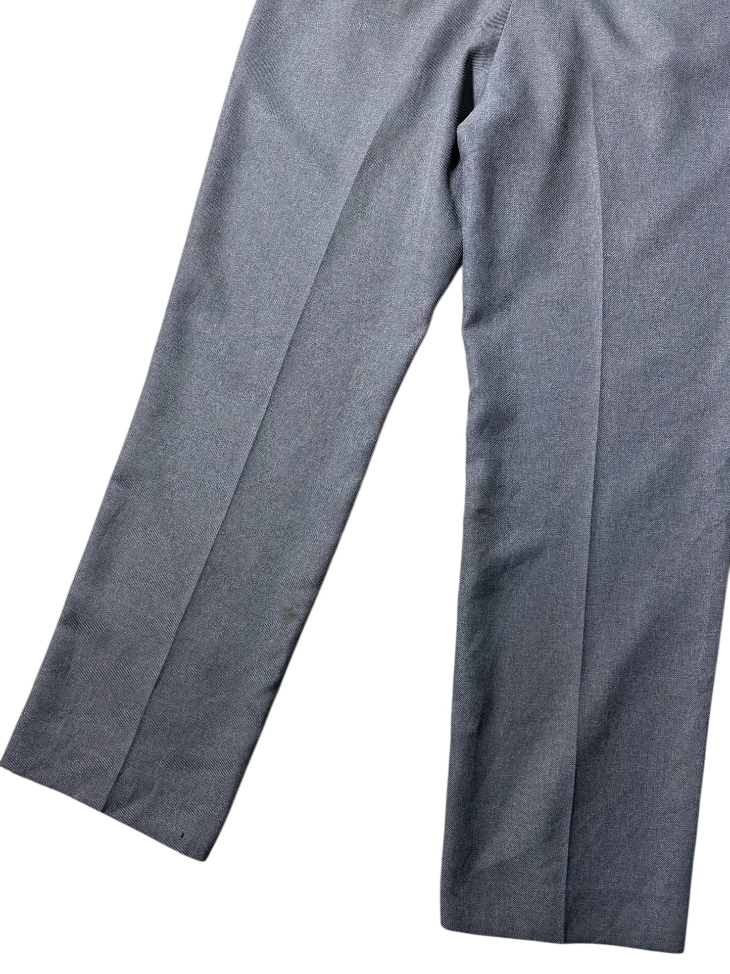 Vintage Levis Action Slacks Grey Dress Trousers Made In Usa