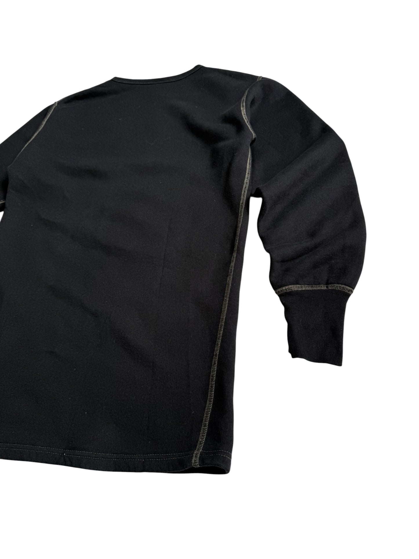 Vintage 1987 French Military Cold Weather Fleece Lined Sweatshirt